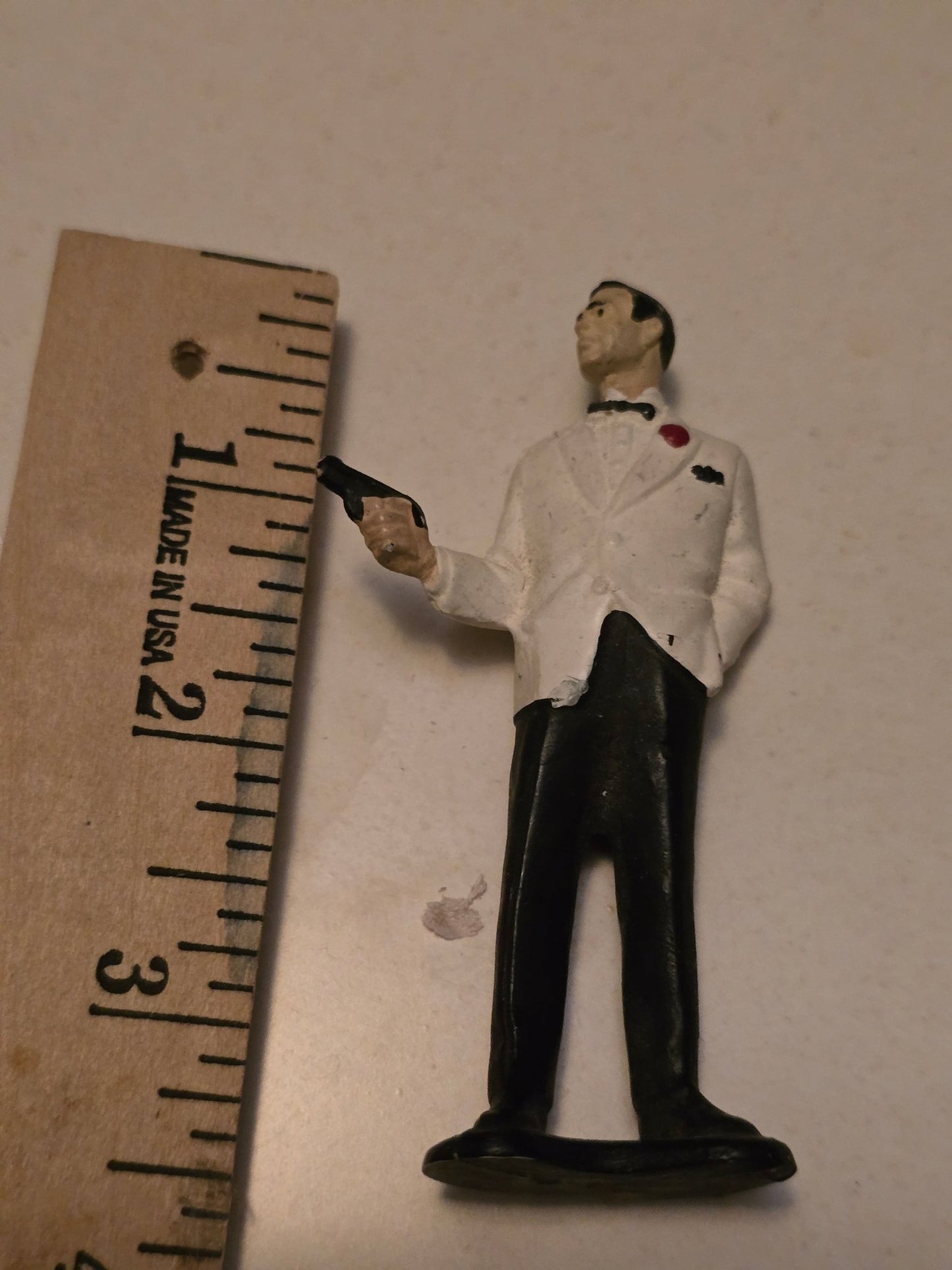 Gilbert Toys James Bond and "M" Goldfinger small 1960's - Bayshore Treasures