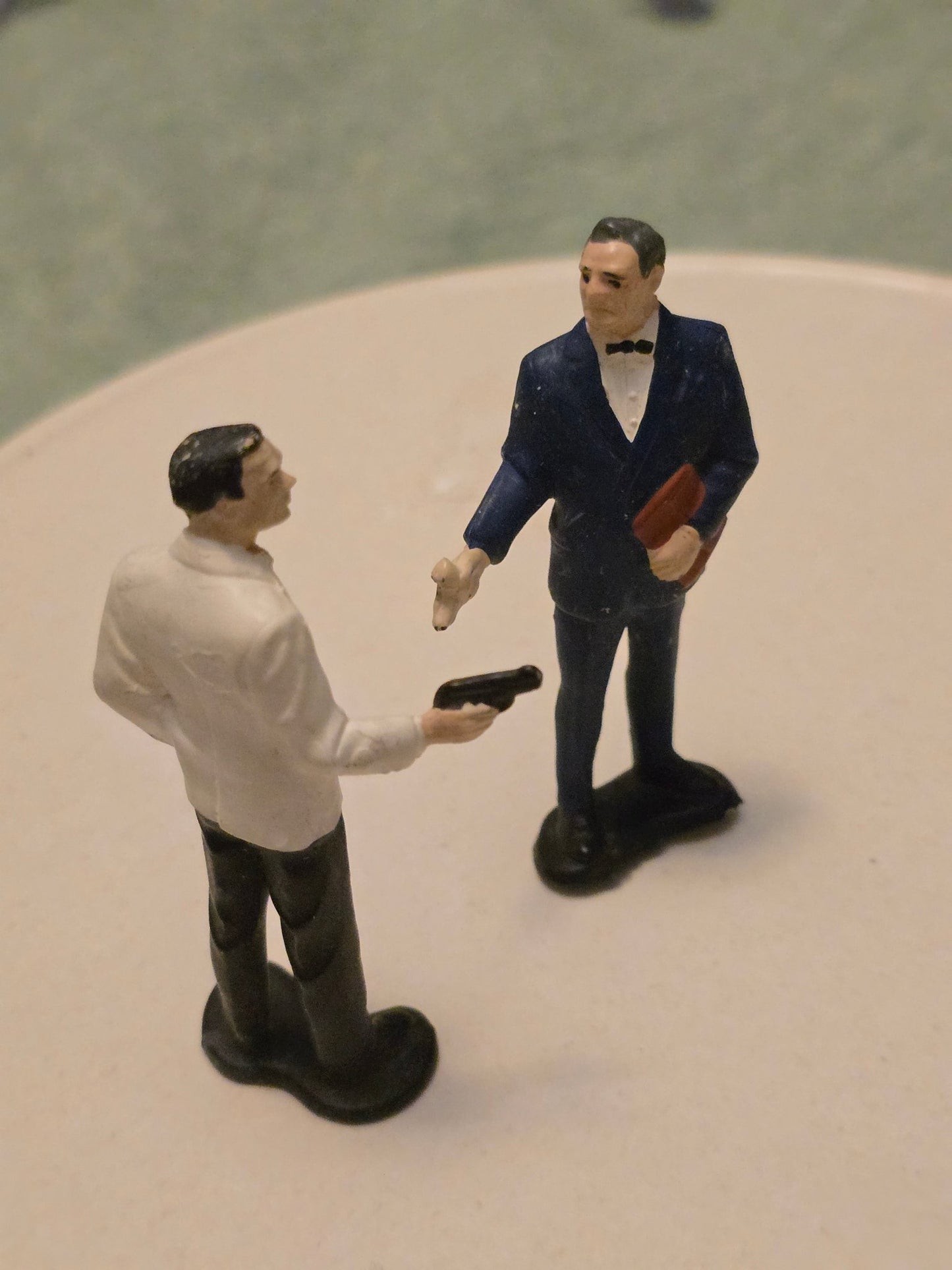 Gilbert Toys James Bond and "M" Goldfinger small 1960's - Bayshore Treasures