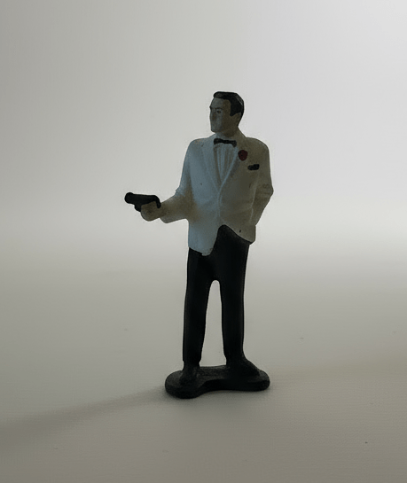 Gilbert Toys James Bond and "M" Goldfinger small 1960's - Bayshore Treasures