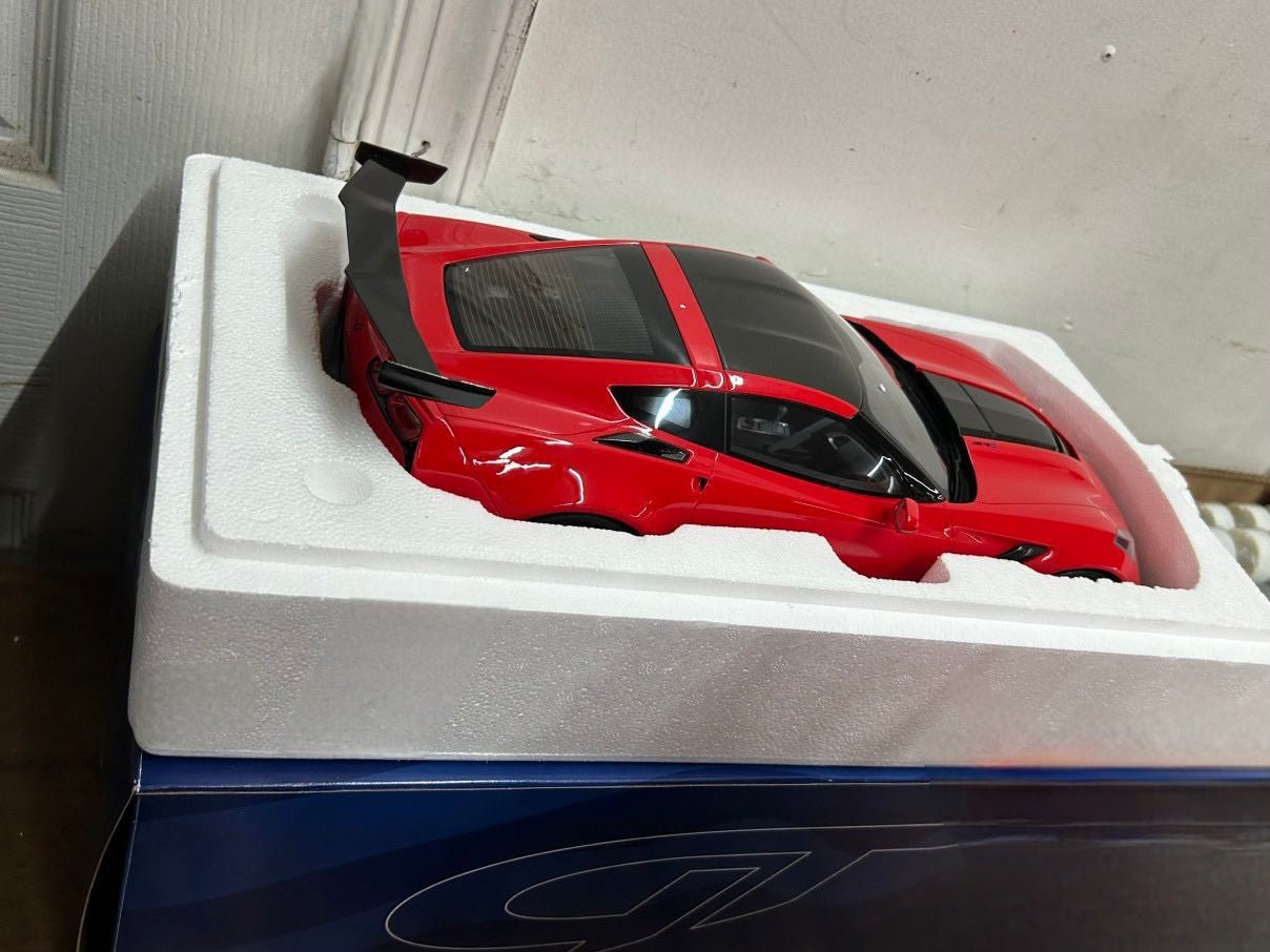 GT Spirit 1:12 Corvette C7 ZR1 Torch Red US018 w/ Box & QC Card – Rare - Bayshore Treasures