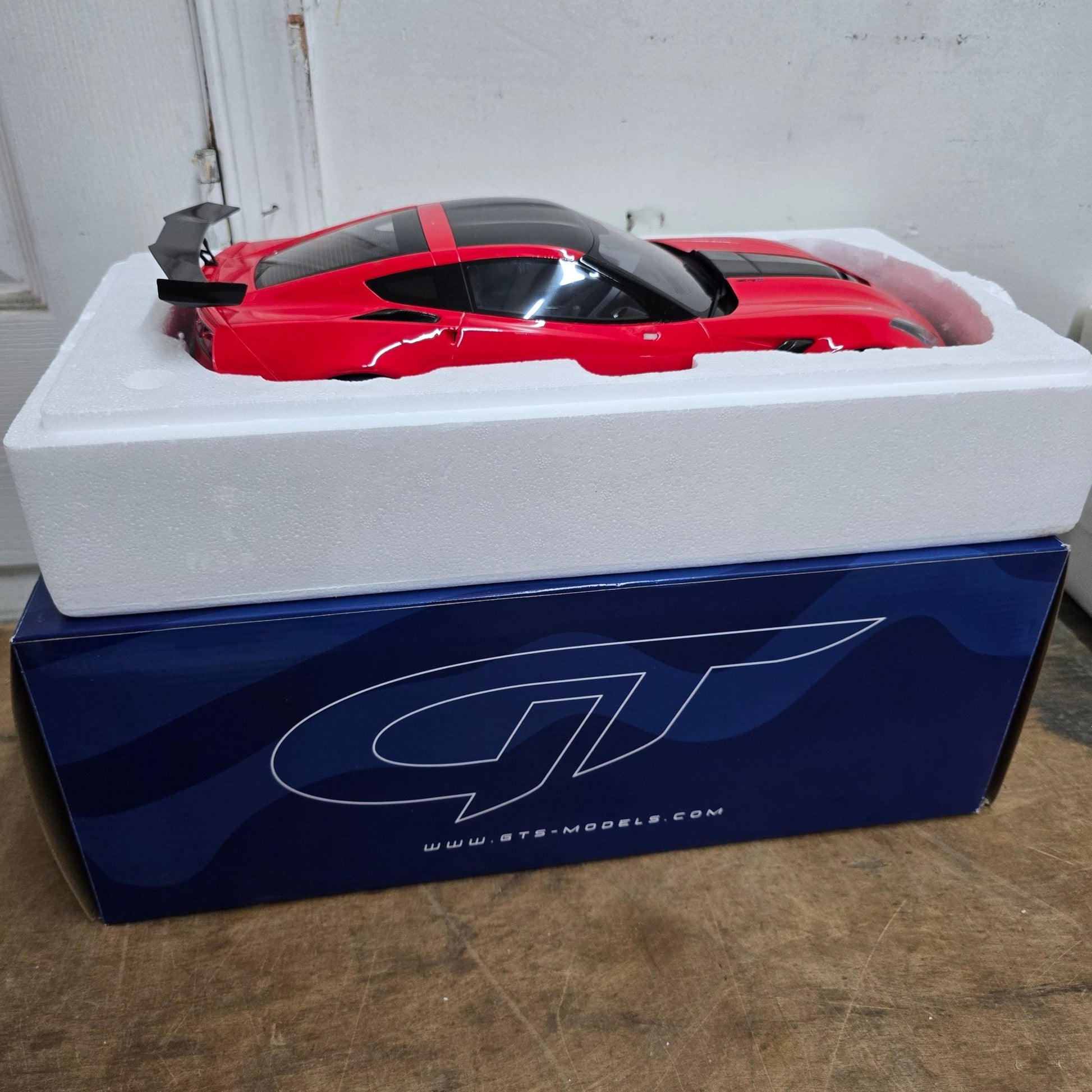 GT Spirit 1:12 Corvette C7 ZR1 Torch Red US018 w/ Box & QC Card – Rare - Bayshore Treasures