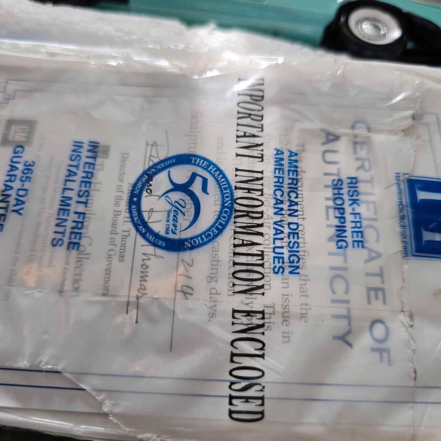 Hamilton Tri - Five Chevy Bel Air 1:24 Set ’55 ’56 ’57 w/ COAs – Mint - Bayshore Treasures