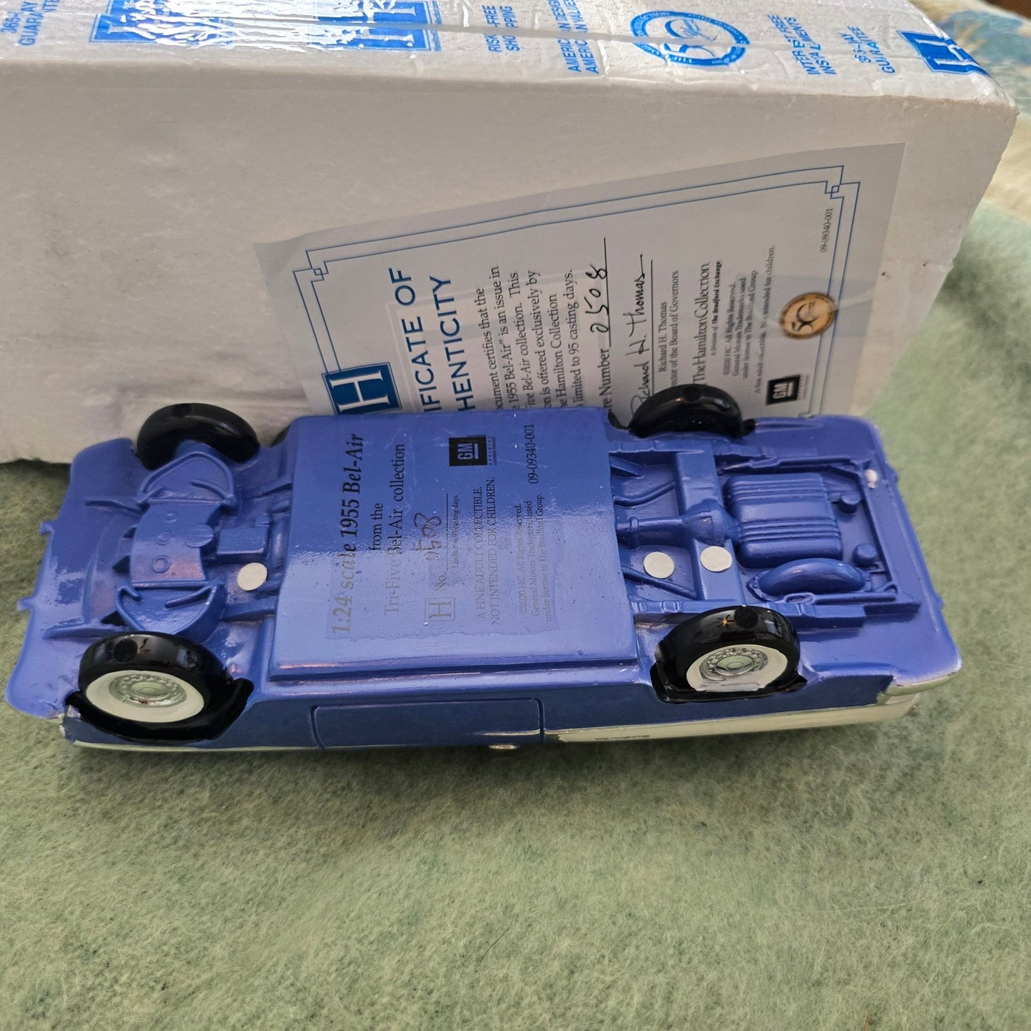 Hamilton Tri - Five Chevy Bel Air 1:24 Set ’55 ’56 ’57 w/ COAs – Mint - Bayshore Treasures