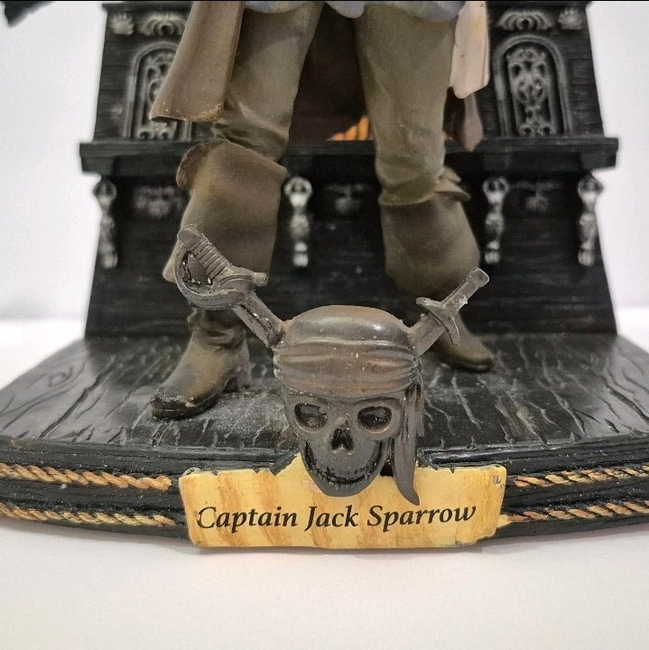 Hawthorne Village Captain Jack Sparrow Disney Pirates of the Caribbean Figure Rare - Bayshore Treasures