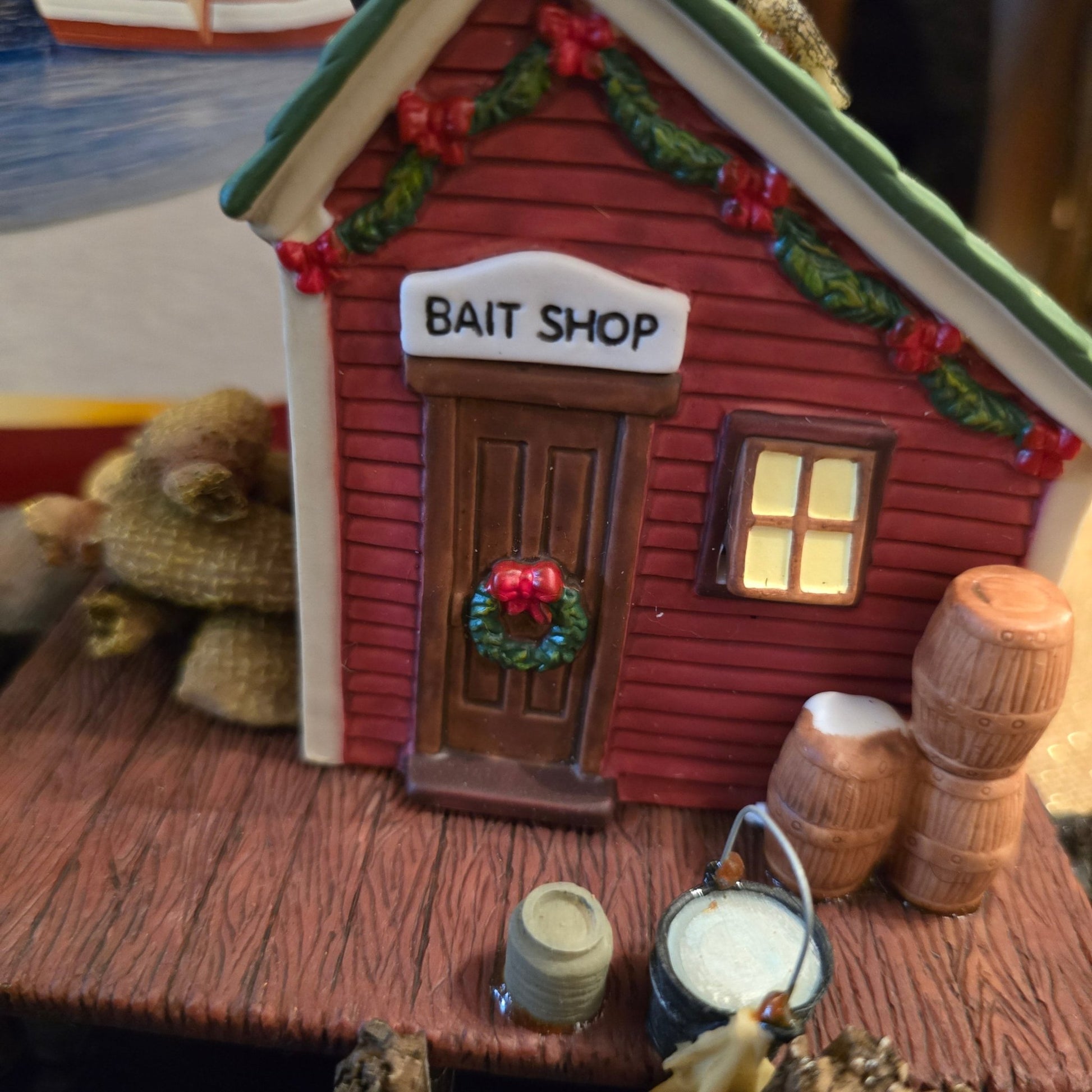 Holiday Time 2005 Blue Waters Bait Shop Nautical Collection P7459 - Bayshore Treasures