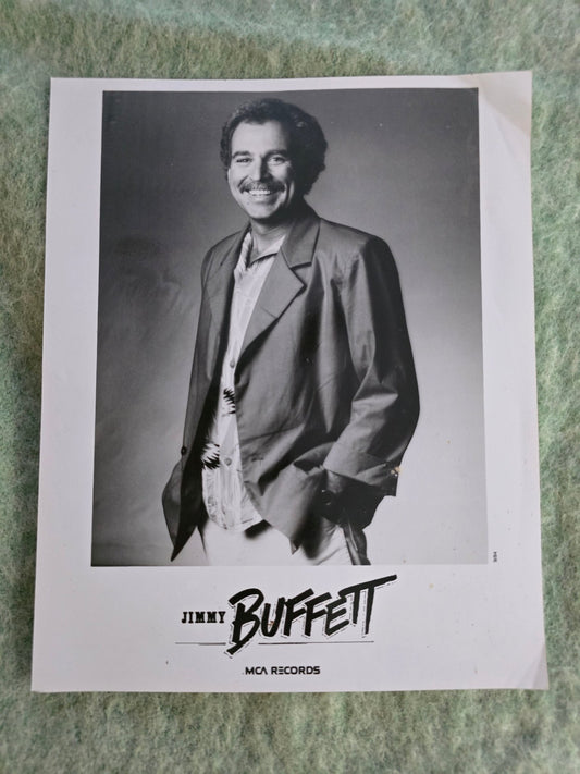 Jimmy Buffett Vintage 1980s Original MCA Records Promo Photo – 8x10 – Music Memorabilia - Bayshore Treasures