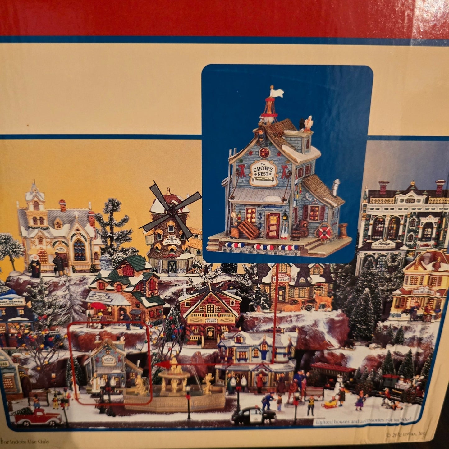 Lemax 2015 HOLIDAY HAMLET CHRISTMAS SHOPPE 55026 Sights & Sounds Village NIB - Bayshore Treasures