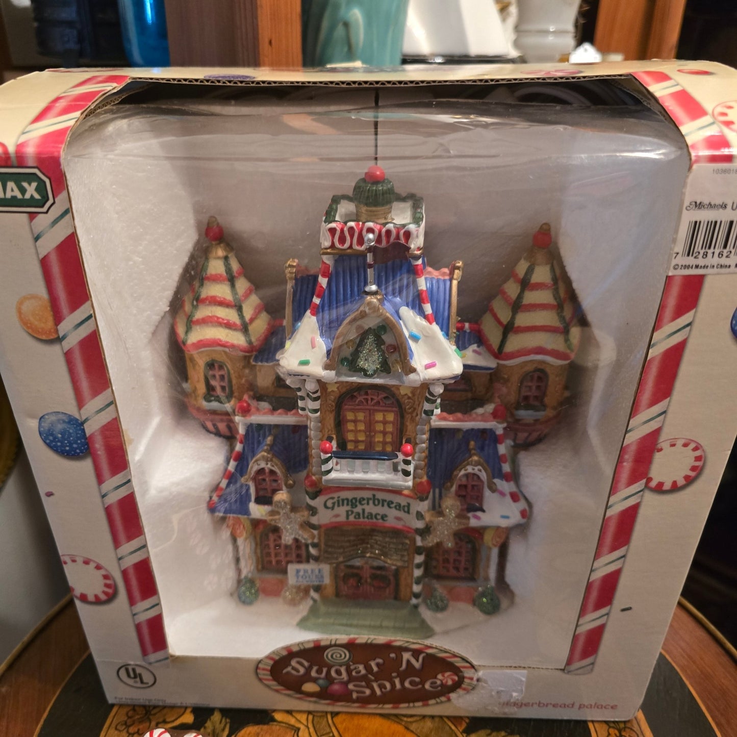 Lemax Sugar ‘N Spice 18 Pc Village Lot Gingerbread Palace Trees Train Christmas - Bayshore Treasures