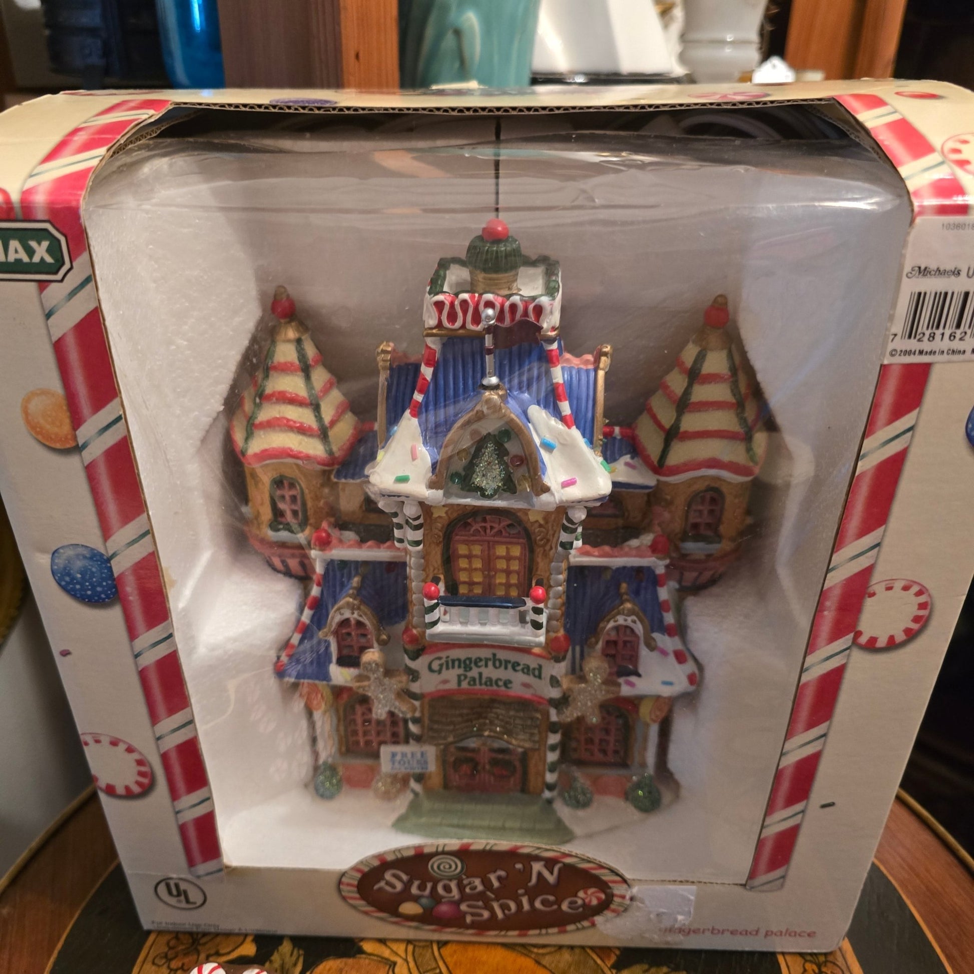 Lemax Sugar ‘N Spice 18 Pc Village Lot Gingerbread Palace Trees Train Christmas - Bayshore Treasures