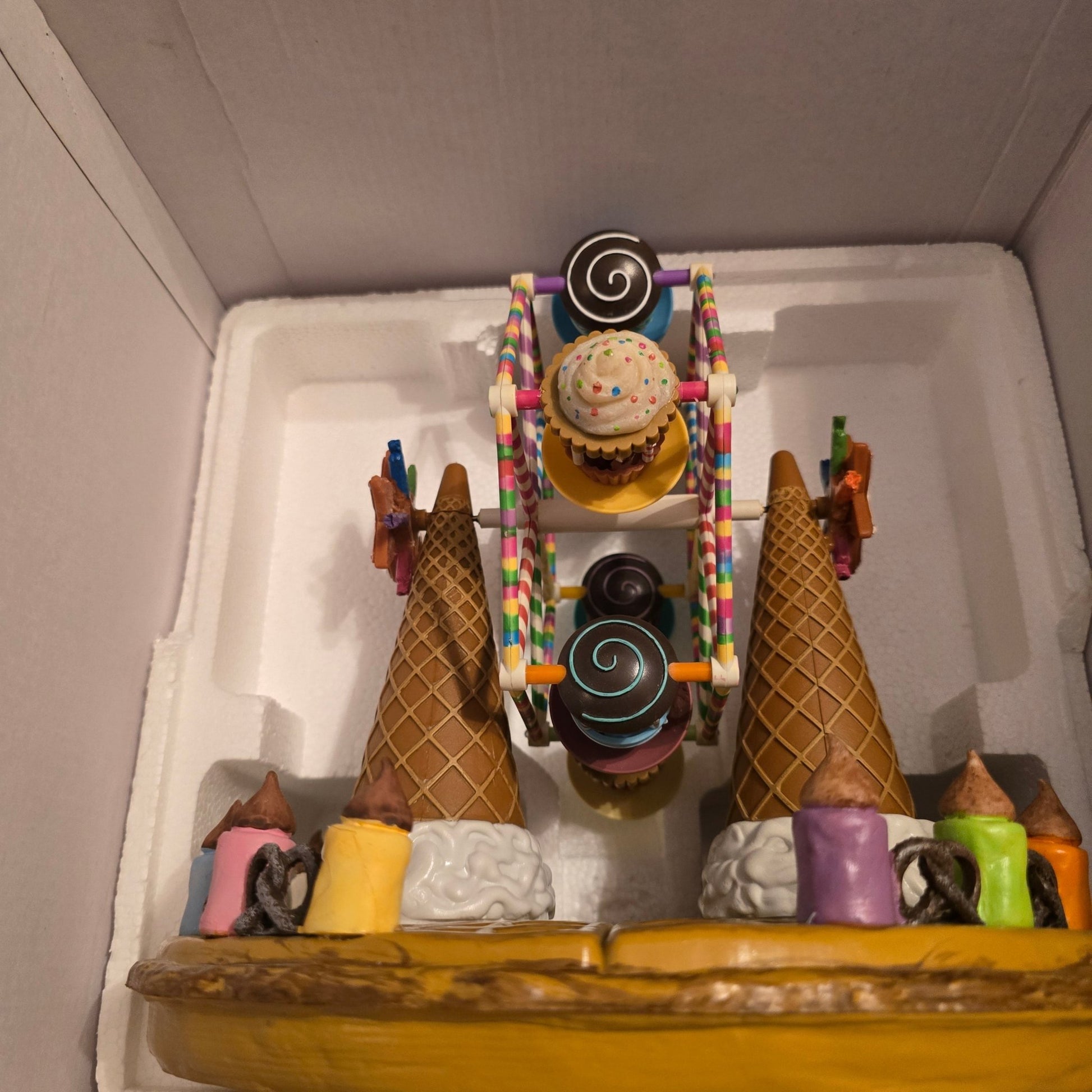 Lemax Sugar ‘N Spice 18 Pc Village Lot Gingerbread Palace Trees Train Christmas - Bayshore Treasures