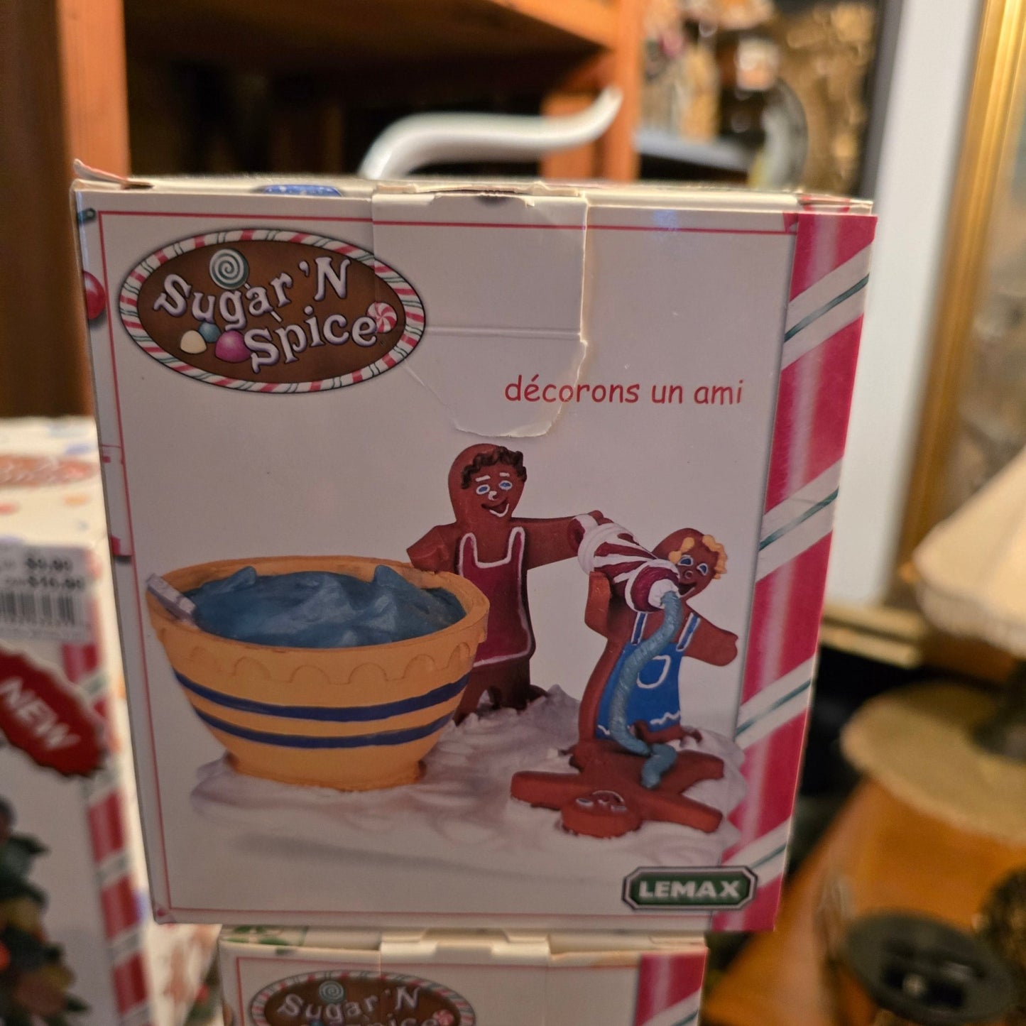 Lemax Sugar ‘N Spice 18 Pc Village Lot Gingerbread Palace Trees Train Christmas - Bayshore Treasures