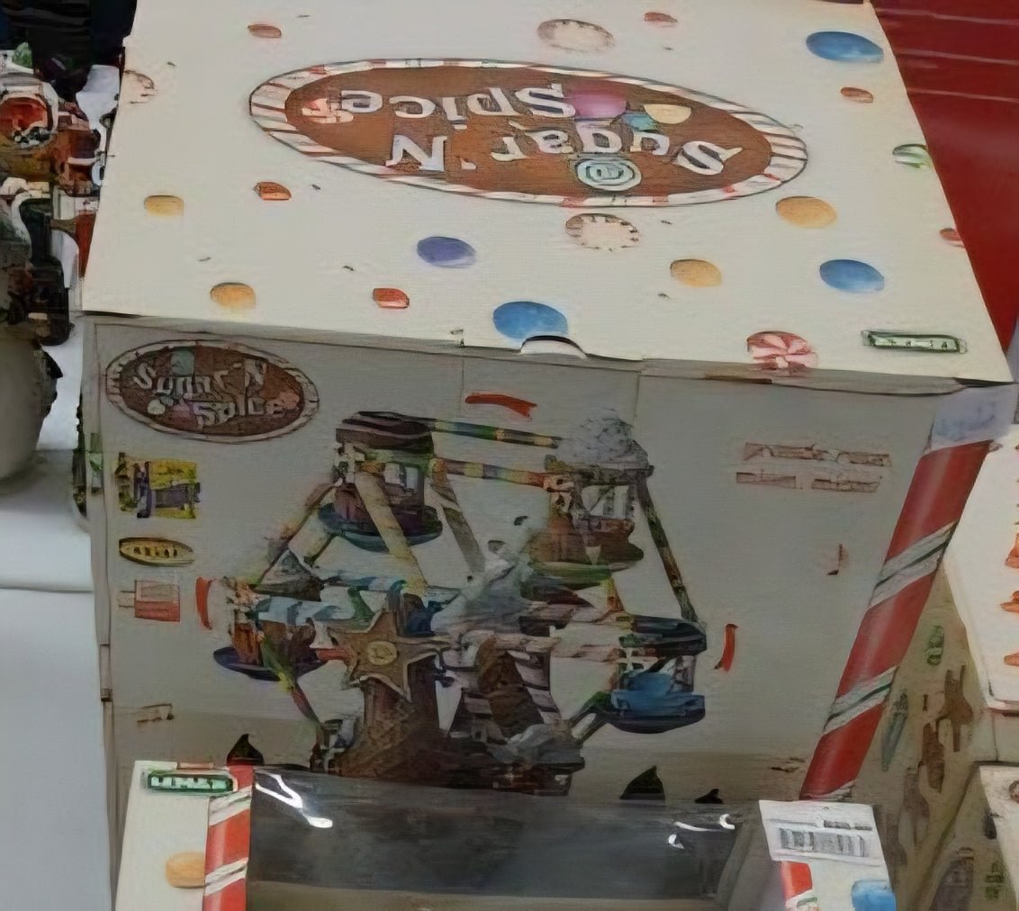 LEMAX Sugar ’N Spice “Yummy Yummy! Ferris Wheel” – Animated w/ Music Christmas Village Ride – NIB - Bayshore Treasures