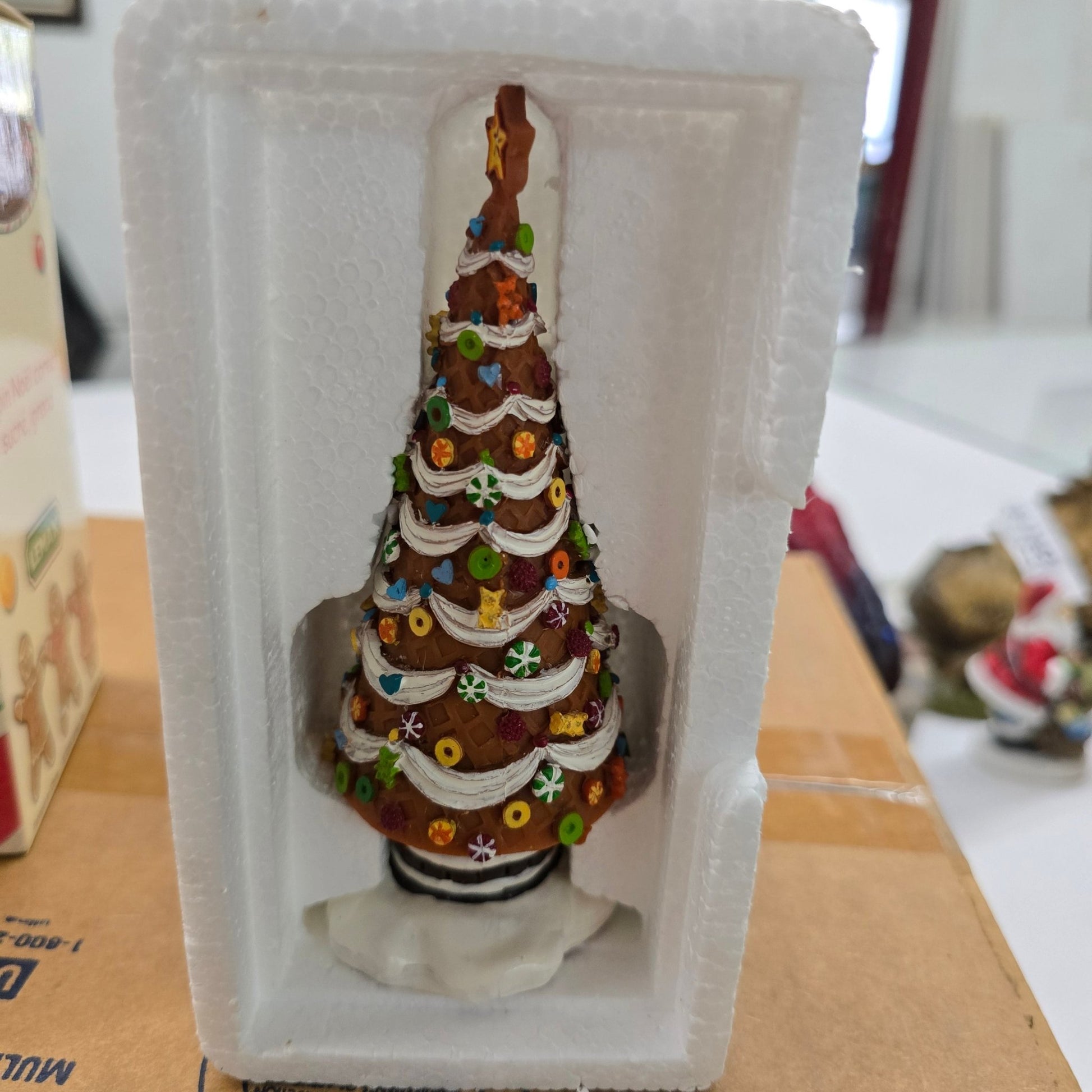 Lemax Sugar & Spice Lot of 10 Gumdrop Trees Yule Log Trees Cocoa Stand + More - Bayshore Treasures