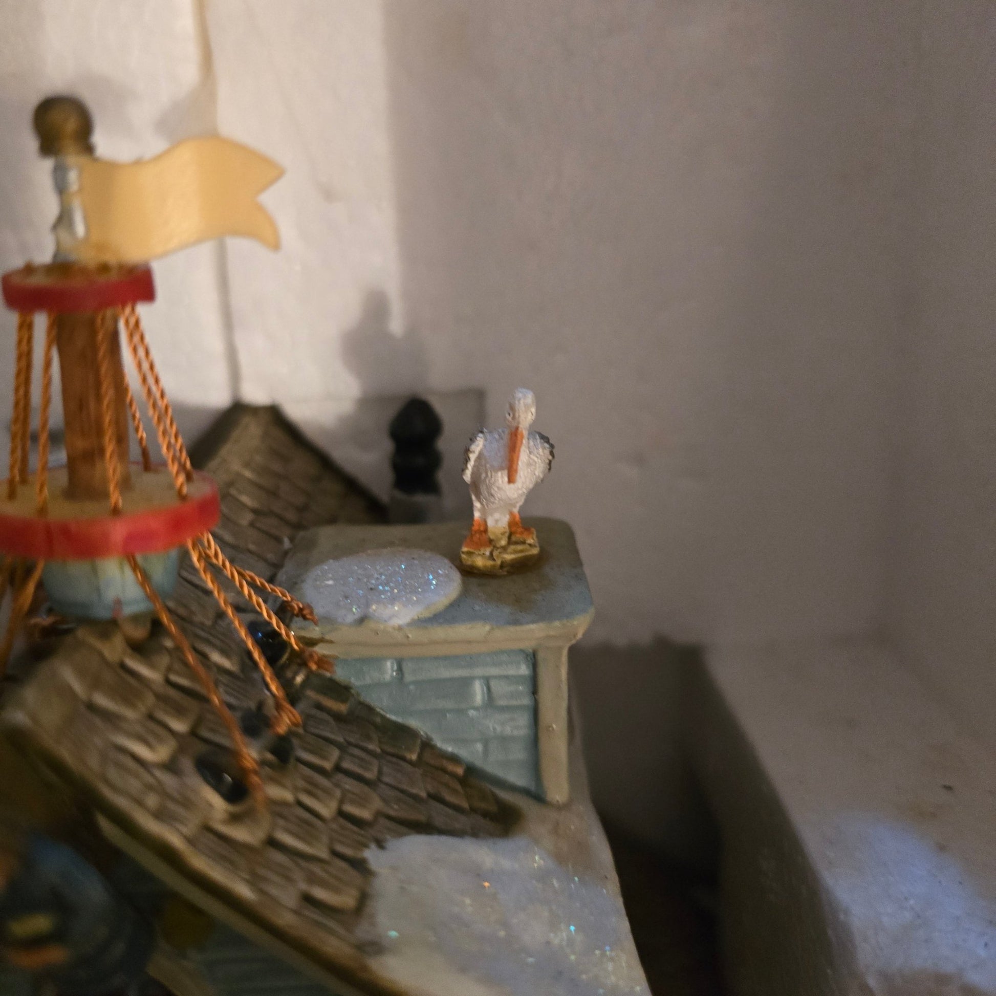 Lemax The Crow's Nest Nautical Supplies 25651 Lighted 2002 Village Collectibles - Bayshore Treasures