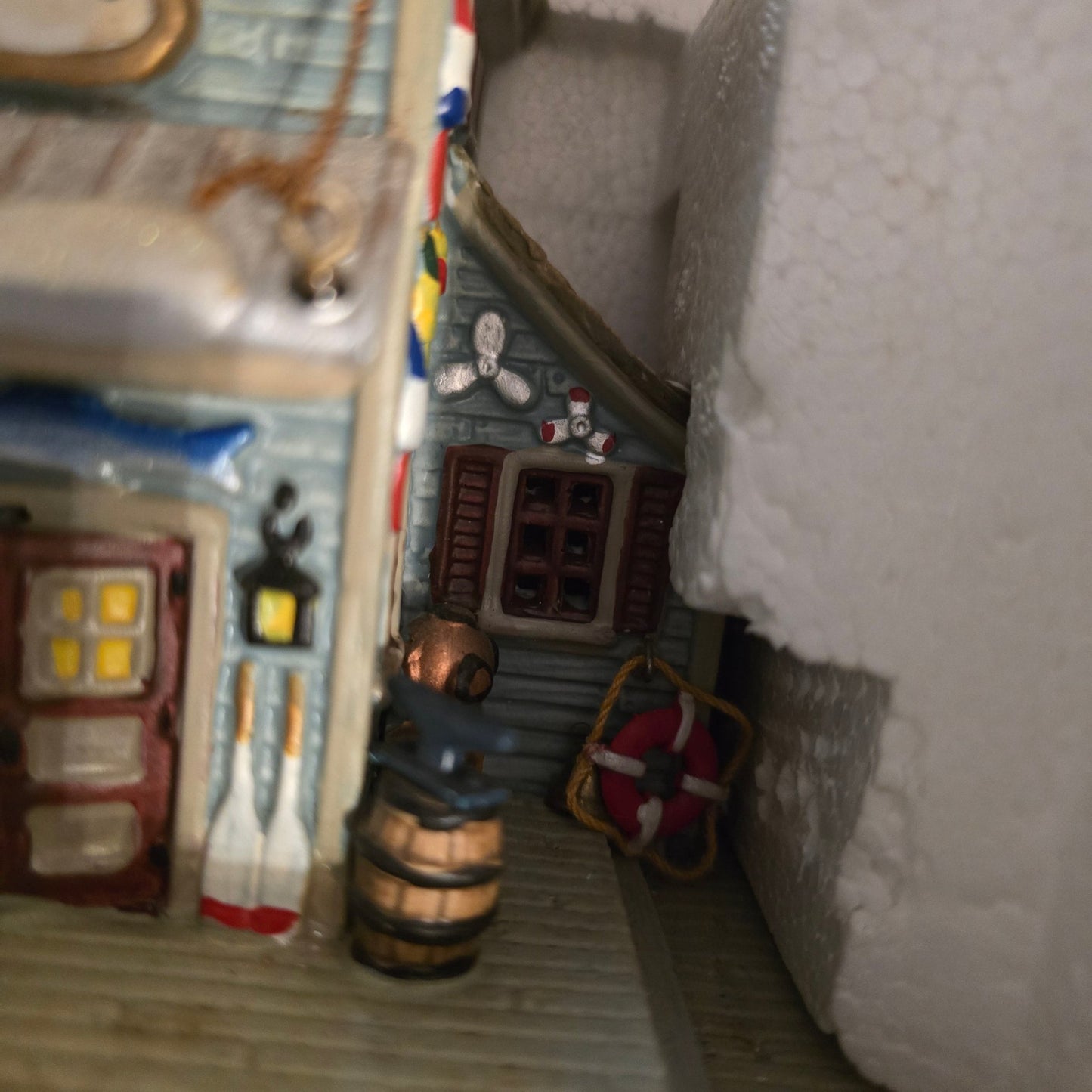 Lemax The Crow's Nest Nautical Supplies 25651 Lighted 2002 Village Collectibles - Bayshore Treasures