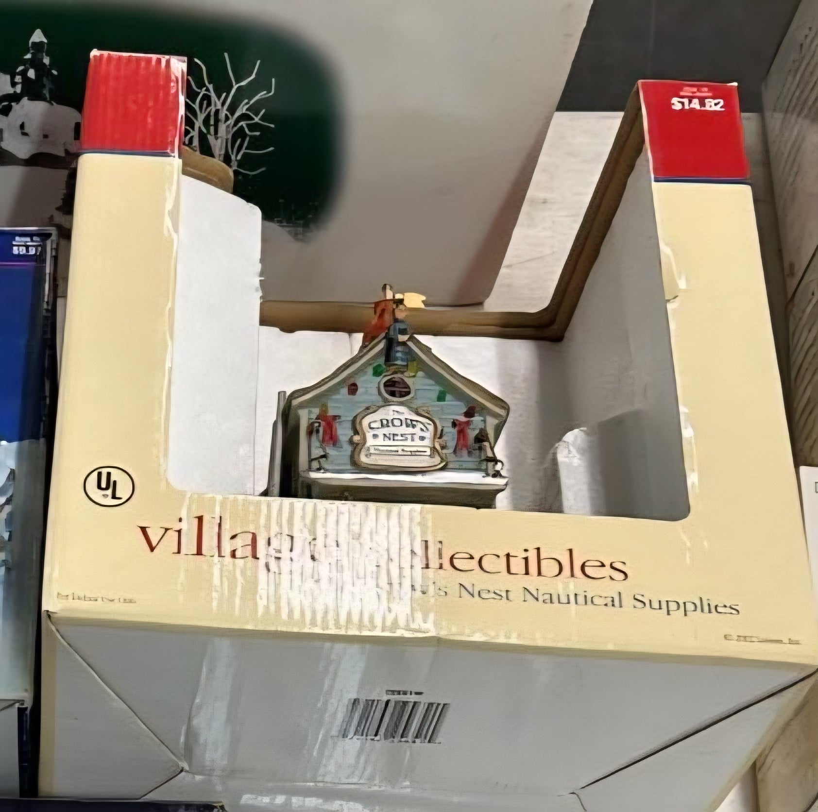 Lemax The Crow's Nest Nautical Supplies 25651 Lighted 2002 Village Collectibles - Bayshore Treasures