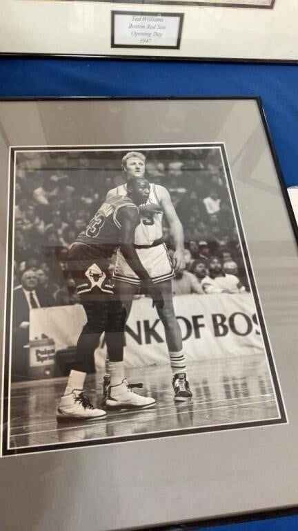 Michael Jordan “Rare Air” Magazine + Vintage Basketball Photo (Larry Bird Era) – Lot of 2 - Bayshore Treasures