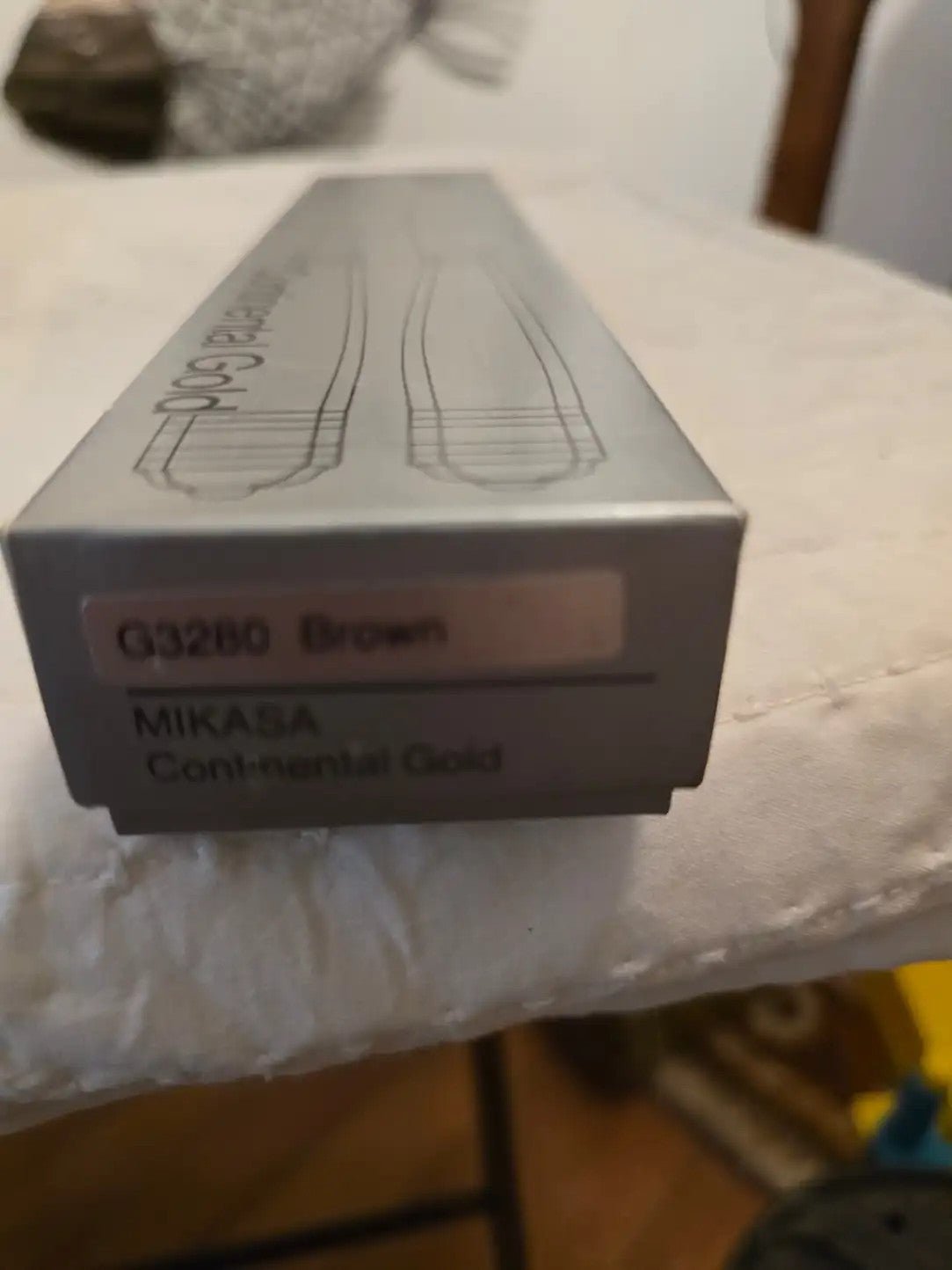 Mikasa Continental Gold G3280 Brown Stainless Steel Flatware Set 4 Pieces - Bayshore Treasures