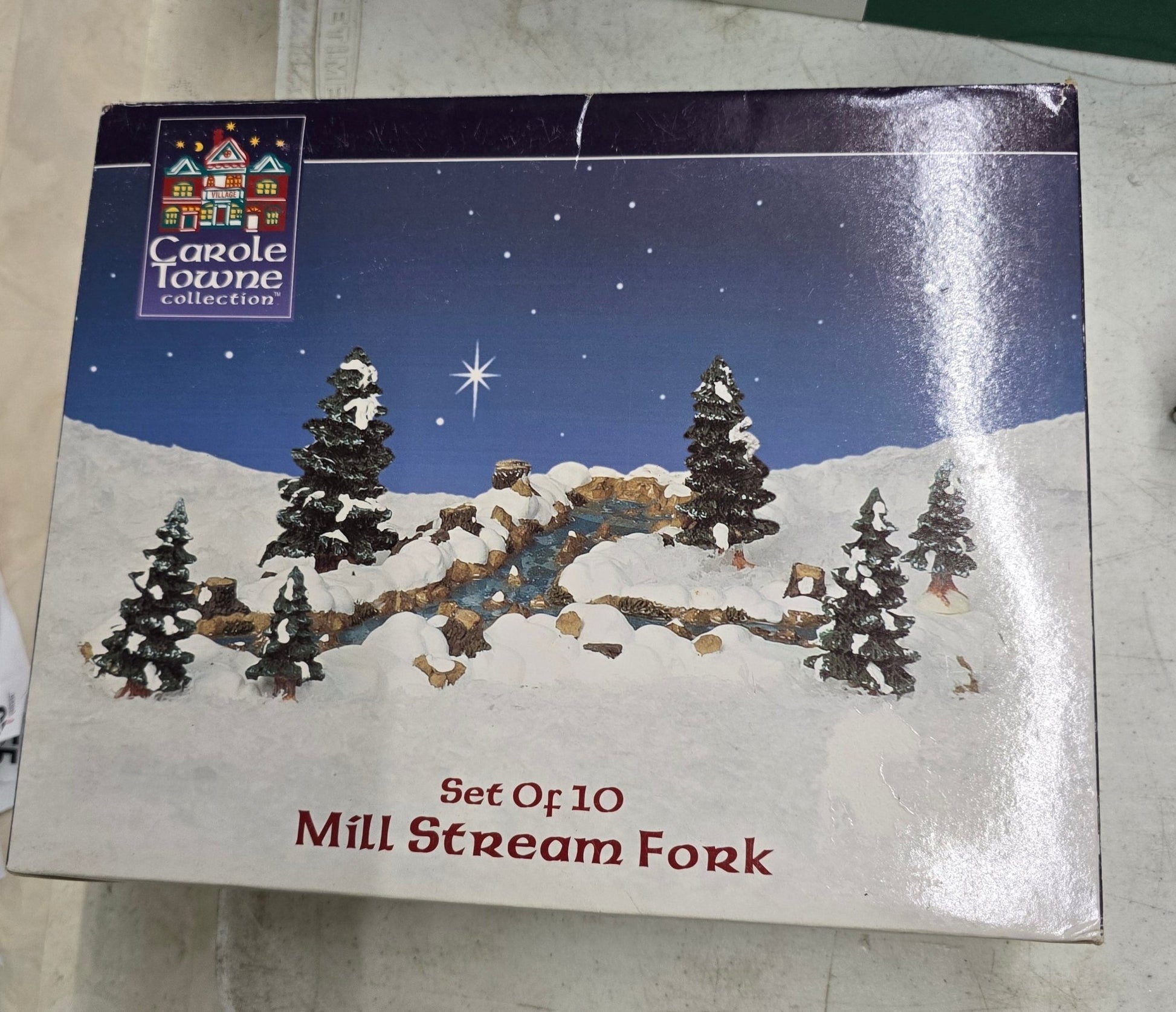 Mill Stream Fork From Carole Towne Collection In Box Christmas no trees - Bayshore Treasures