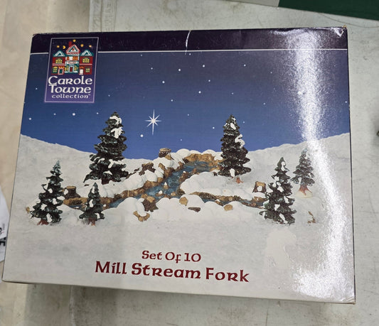 Mill Stream Fork From Carole Towne Collection In Box Christmas no trees - Bayshore Treasures