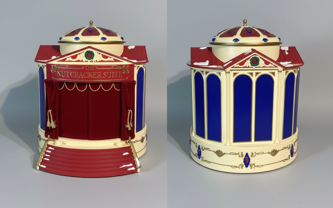 Mr. Christmas animated Musical Nutcracker Suite Theater 1999 Gold Label +box - Bayshore Treasures