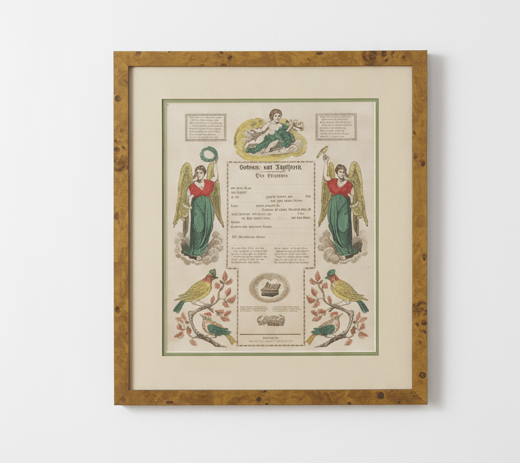 Pennsylvania antique Fraktur - Bayshore Treasures