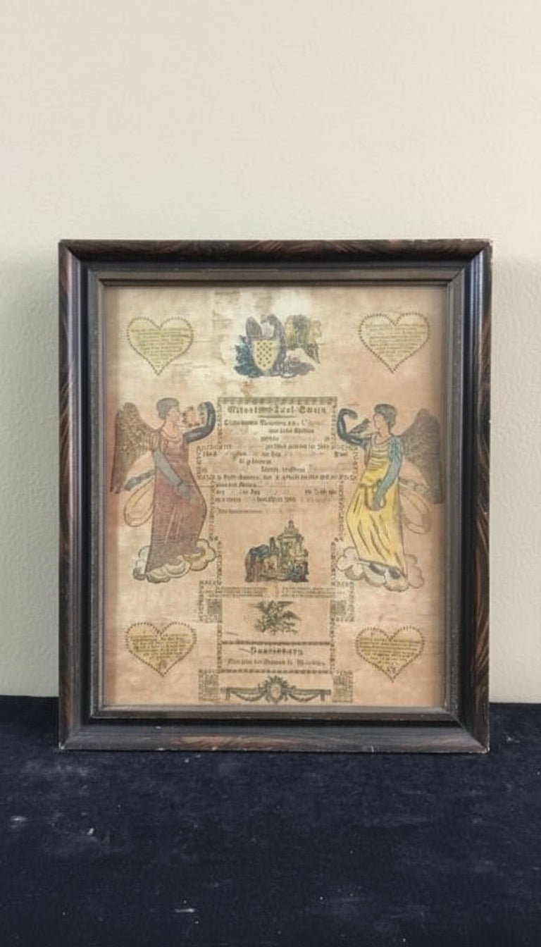 Pennsylvania Antique German Fraktur - Bayshore Treasures