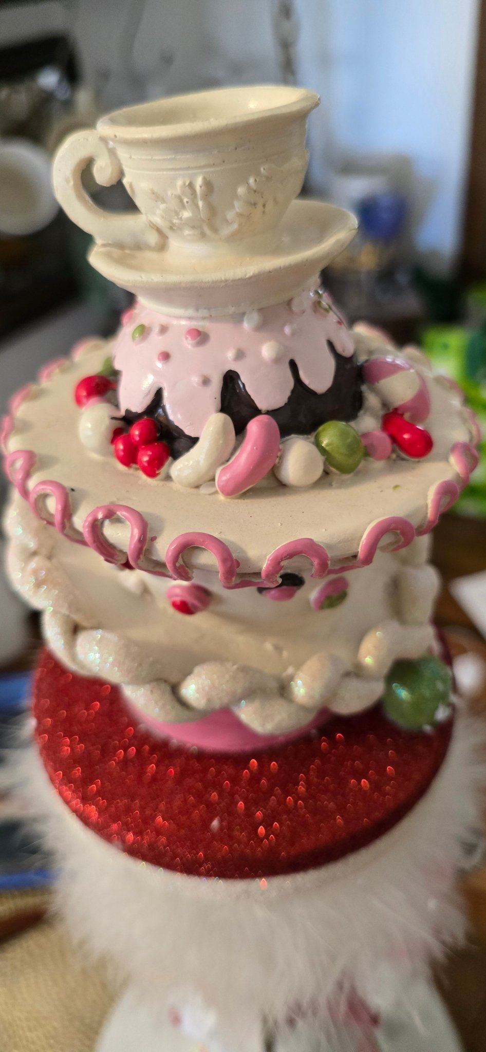 RARE 24" Hollywood Nutcracker by Holly Adler for Kurt Adler w/ Box Candy Tea - Bayshore Treasures