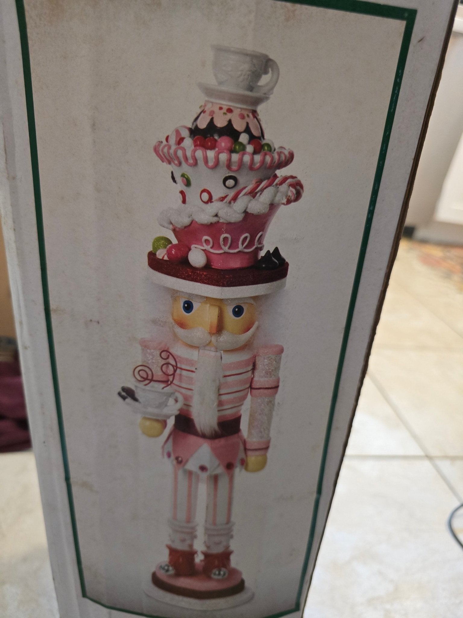 RARE 24" Hollywood Nutcracker by Holly Adler for Kurt Adler w/ Box Candy Tea - Bayshore Treasures