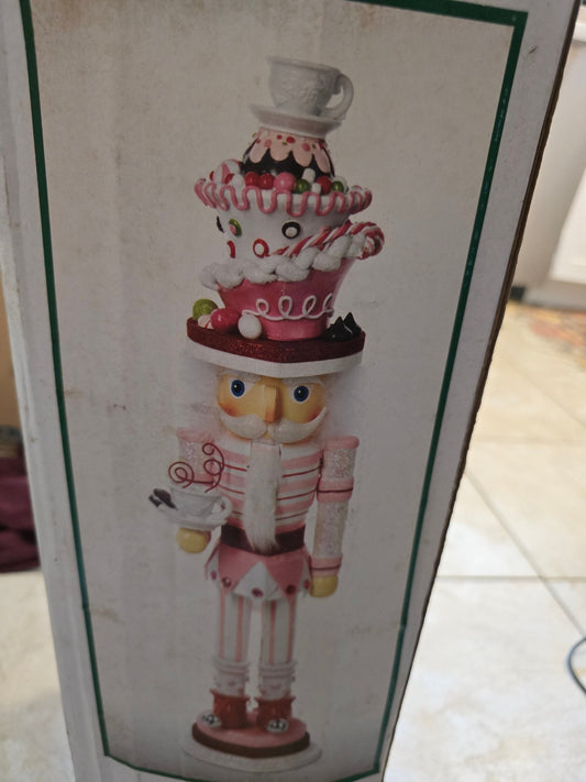 RARE 24" Hollywood Nutcracker by Holly Adler for Kurt Adler w/ Box Candy Tea - Bayshore Treasures