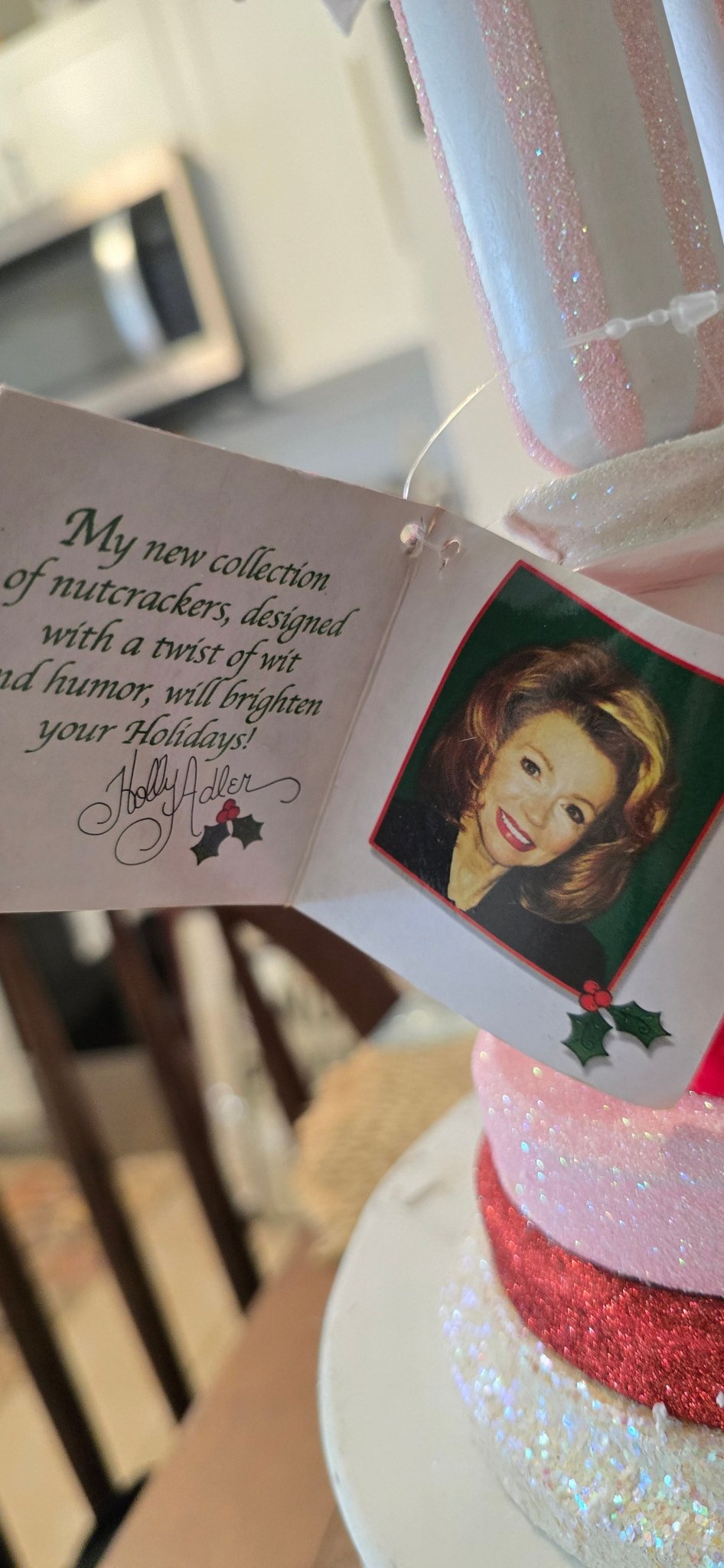 RARE 24" Hollywood Nutcracker by Holly Adler for Kurt Adler w/ Box Candy Tea - Bayshore Treasures