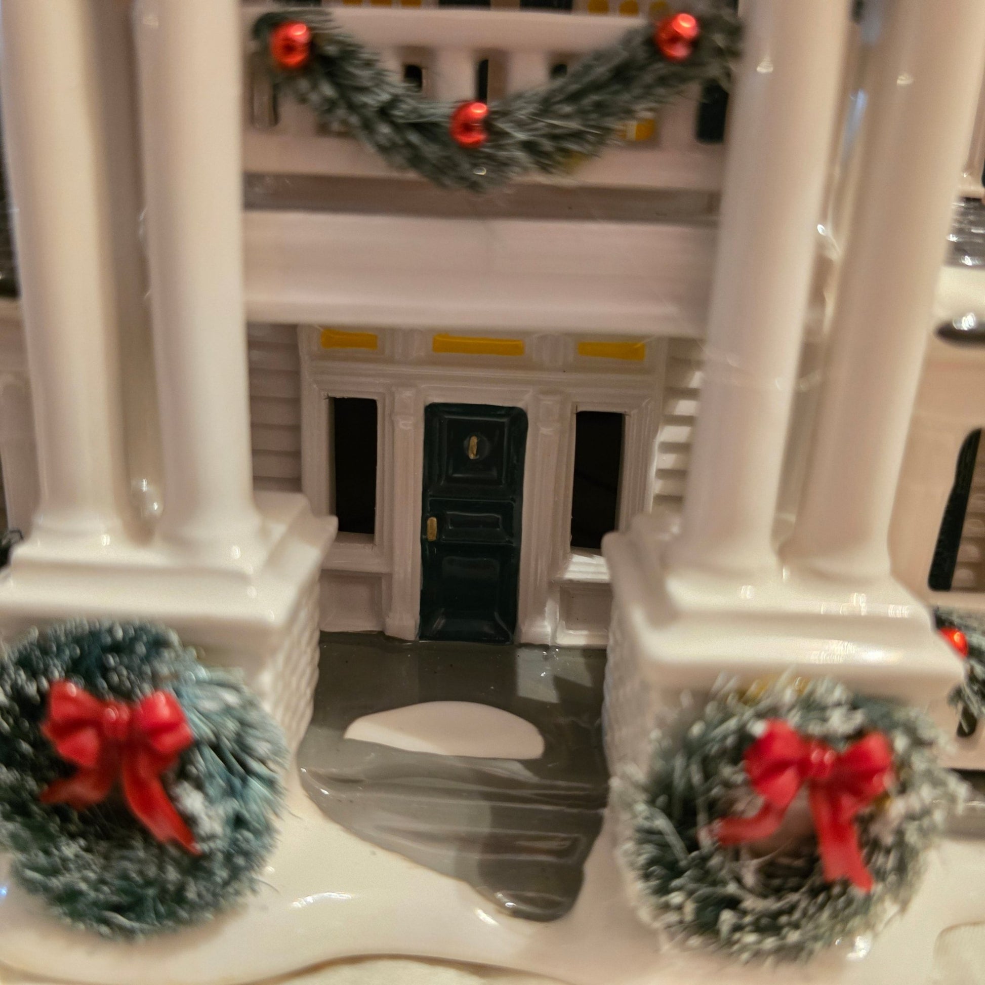 RARE Dept 56 Snow Village Christmas in the Mansion – Only 75 Made – w/ Box - Bayshore Treasures