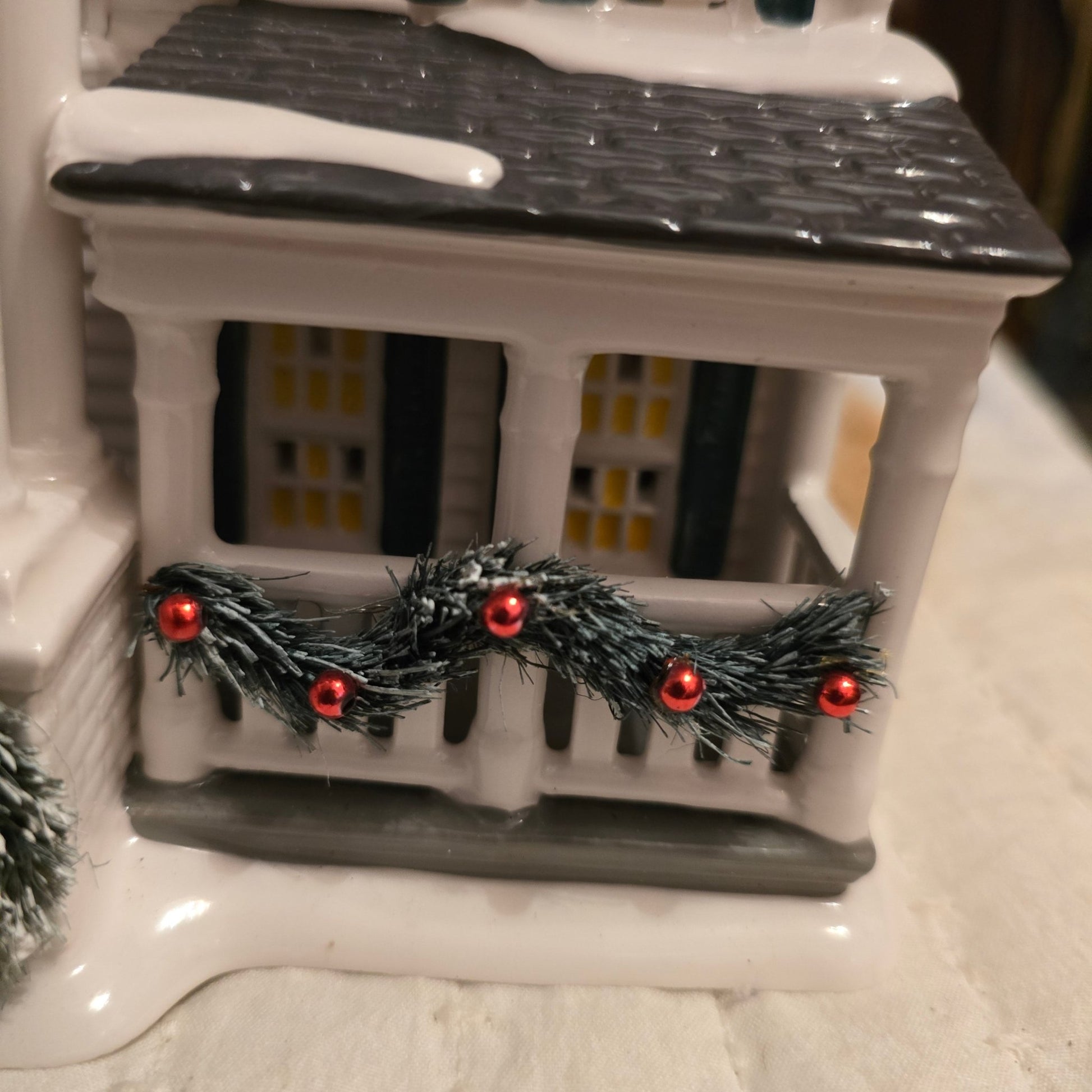 RARE Dept 56 Snow Village Christmas in the Mansion – Only 75 Made – w/ Box - Bayshore Treasures