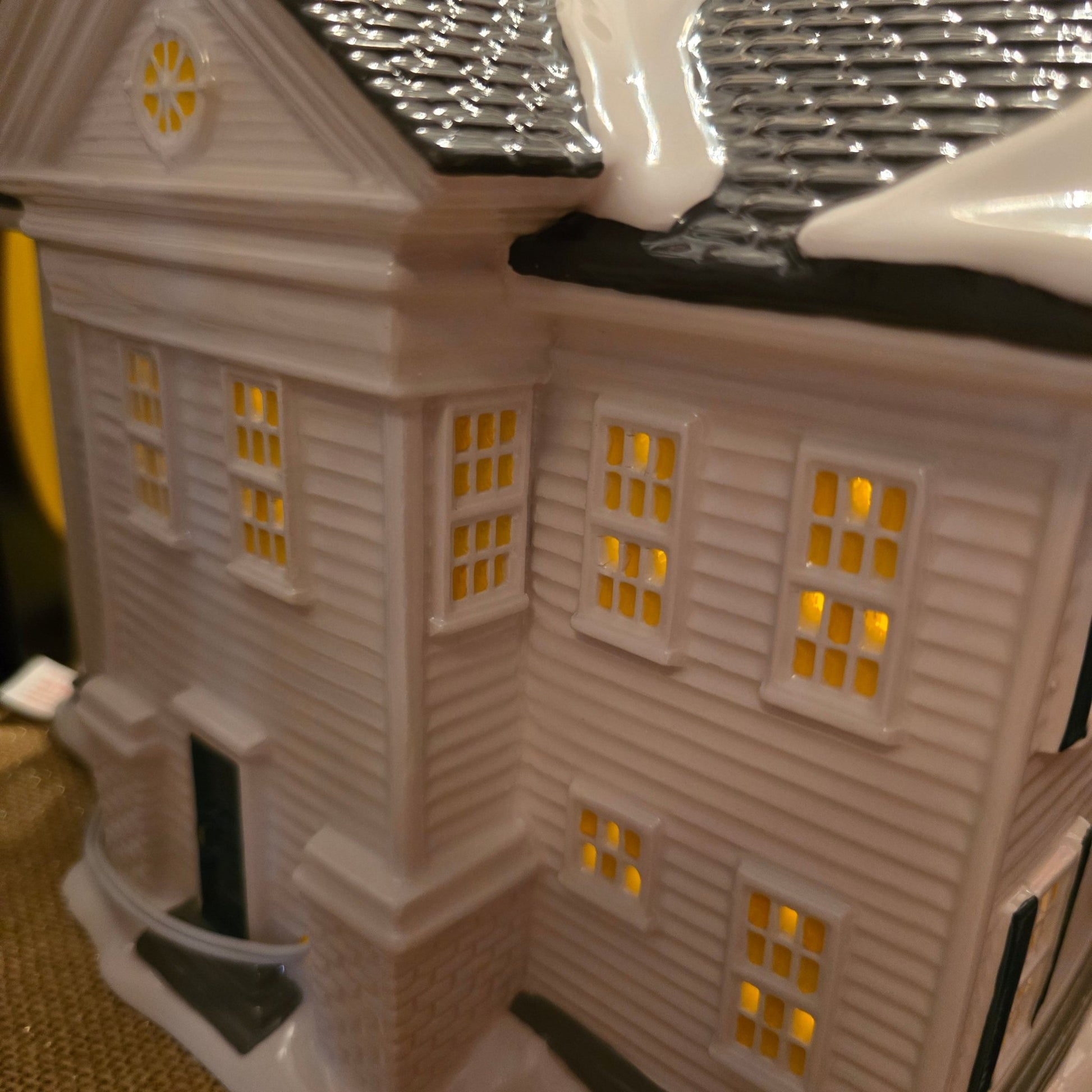 RARE Dept 56 Snow Village Christmas in the Mansion – Only 75 Made – w/ Box - Bayshore Treasures