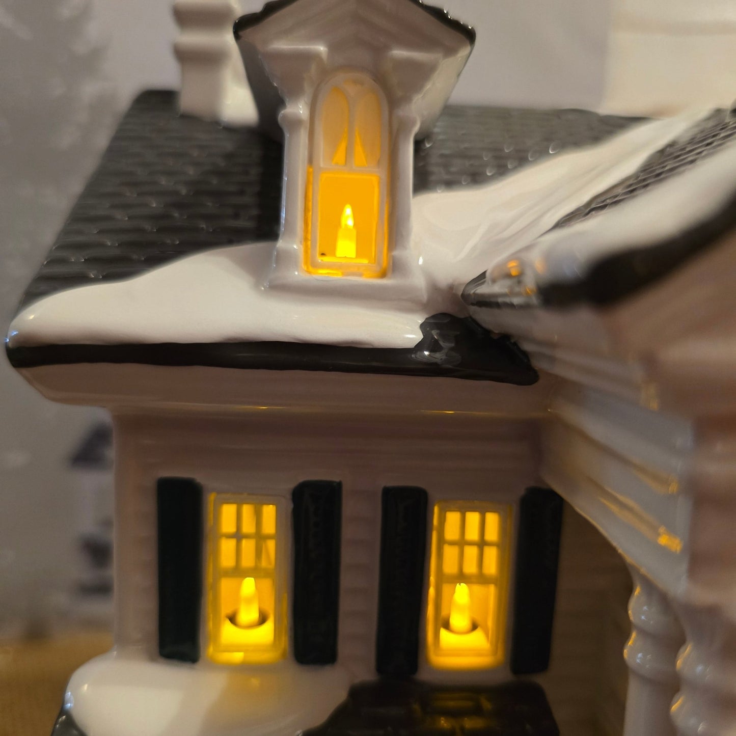 RARE Dept 56 Snow Village Christmas in the Mansion – Only 75 Made – w/ Box - Bayshore Treasures