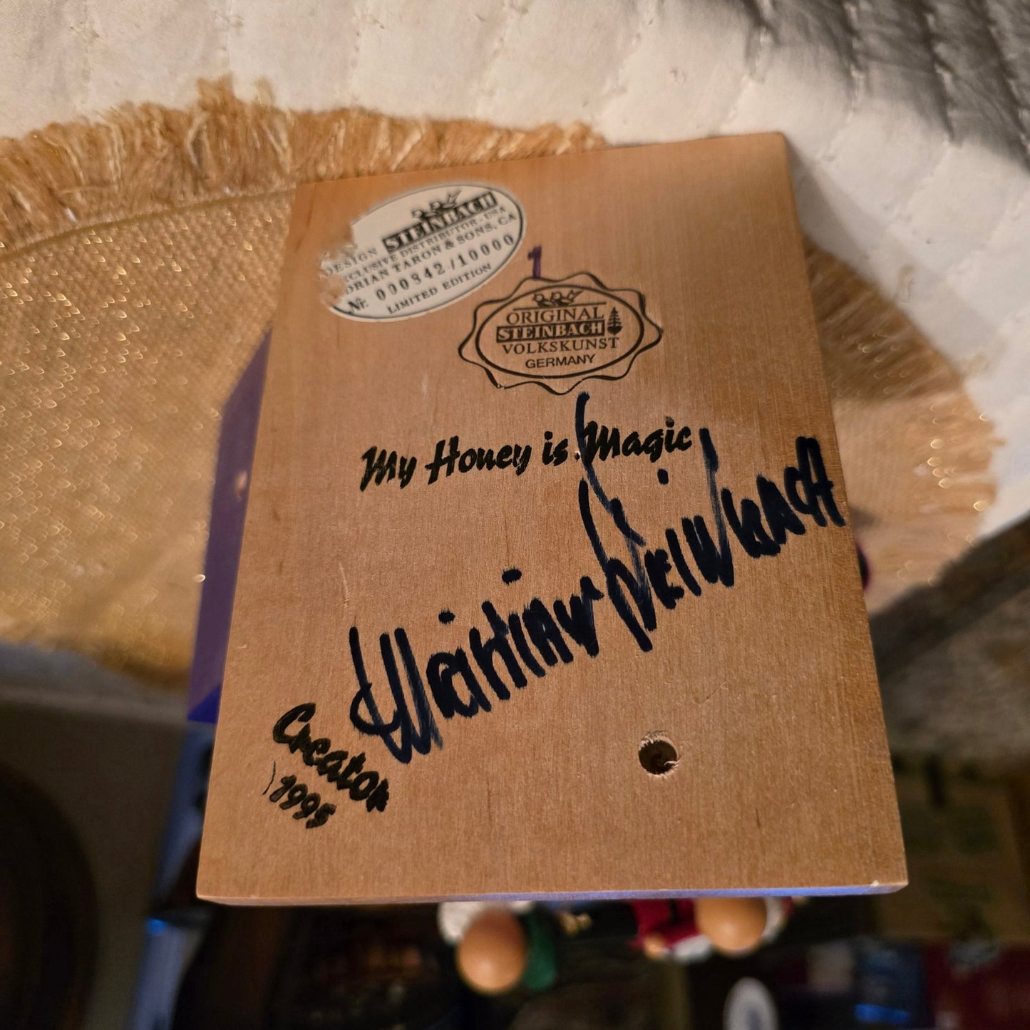 RARE Signed Steinbach “Clara” Nutcracker – 15” – Limited Edition 342/10,000 – 1998 – Tchaikovsky Collection – With Tag – German Handmade - Bayshore Treasures