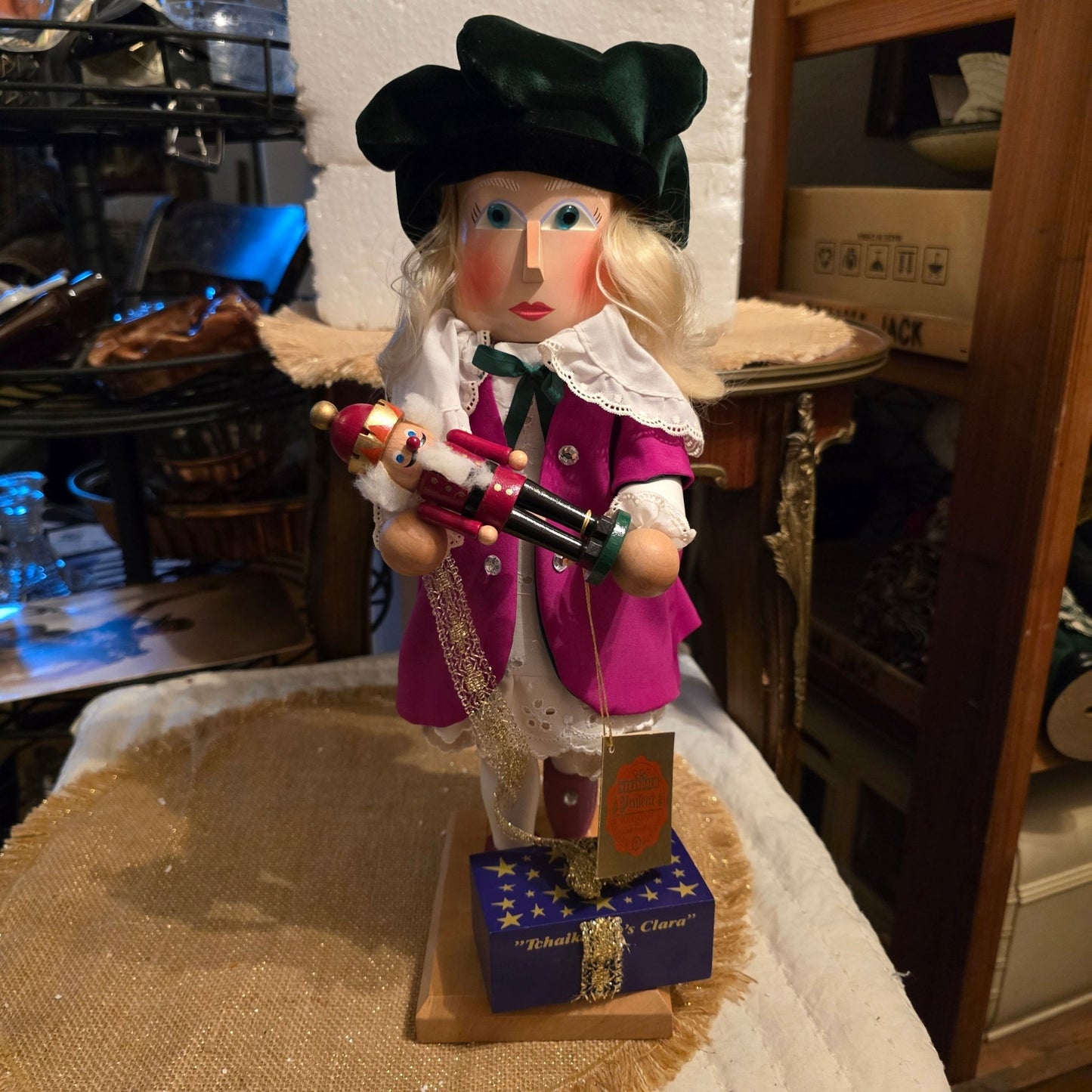 RARE Signed Steinbach “Clara” Nutcracker – 15” – Limited Edition 342/10,000 – 1998 – Tchaikovsky Collection – With Tag – German Handmade - Bayshore Treasures