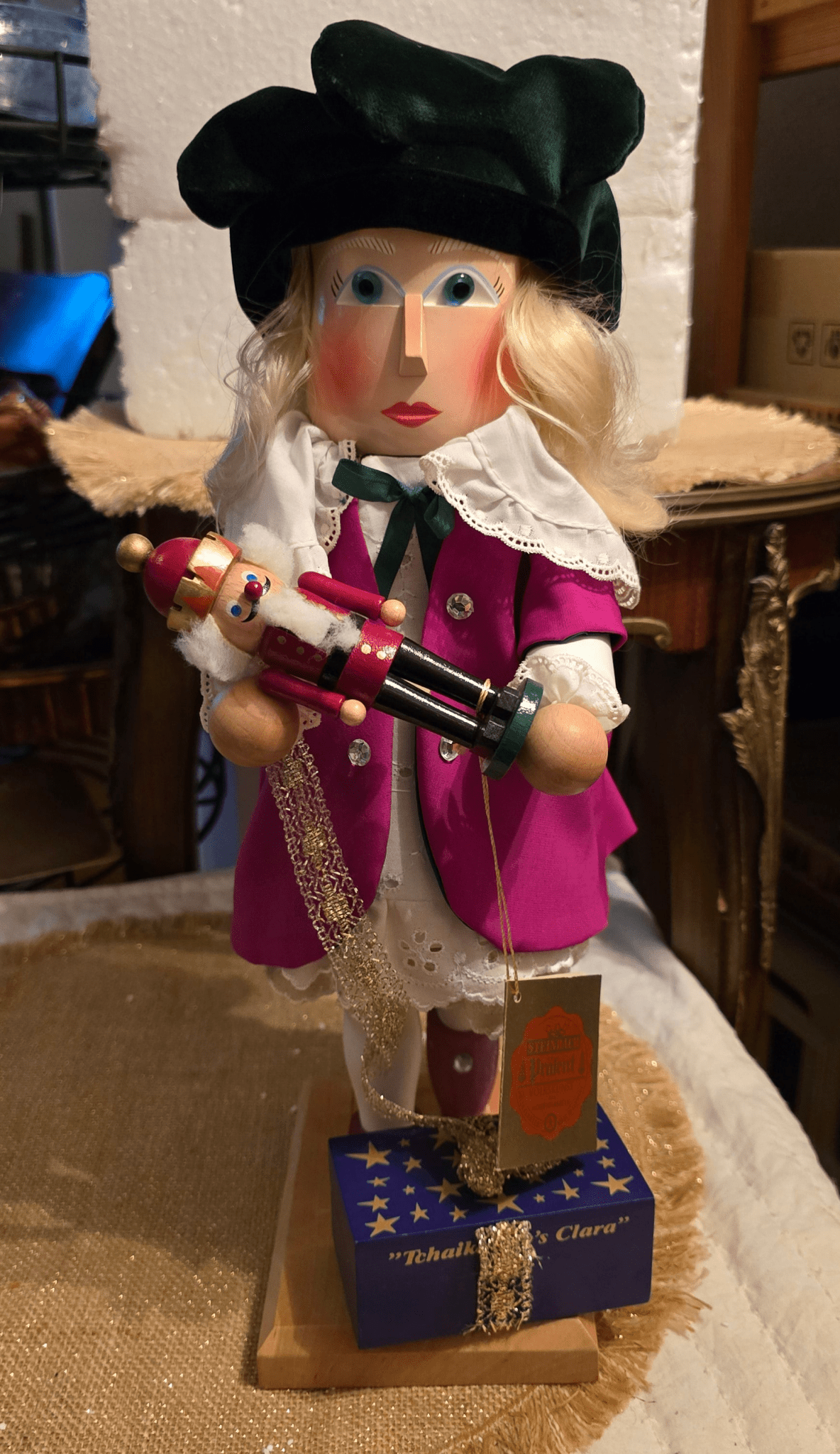 RARE Signed Steinbach “Clara” Nutcracker – 15” – Limited Edition 342/10,000 – 1998 – Tchaikovsky Collection – With Tag – German Handmade - Bayshore Treasures