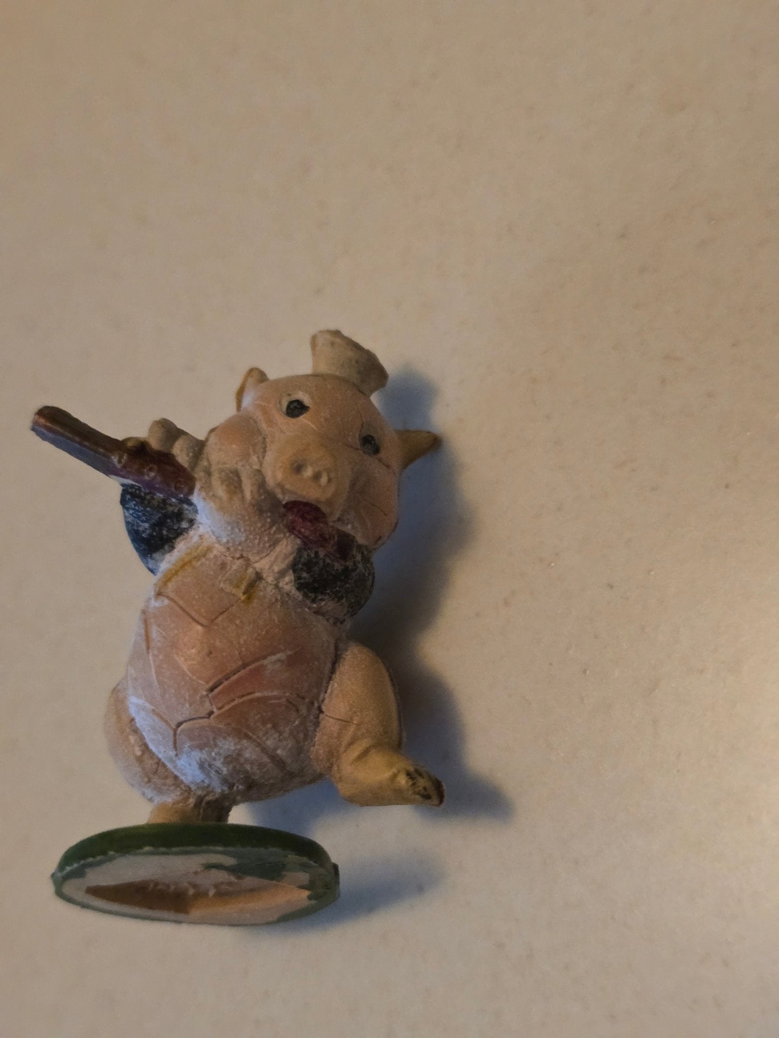 RARE Vintage Disney Jim Three Little Pigs Playing Flute small - Bayshore Treasures