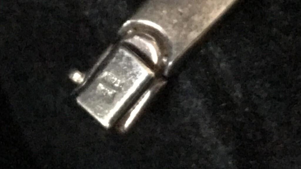 Italian Sterling Silver Bracelet – Modern Link Design, 925 Italy