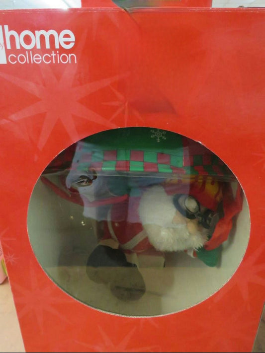 Sings Here Comes Santa Claus parachuting Santa JCPenney - Bayshore Treasures