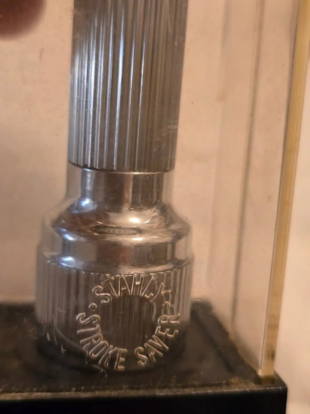 Stahly Stroke Saver Vintage Safety Razor Chrome Shaving Twist Design Collector's - Bayshore Treasures