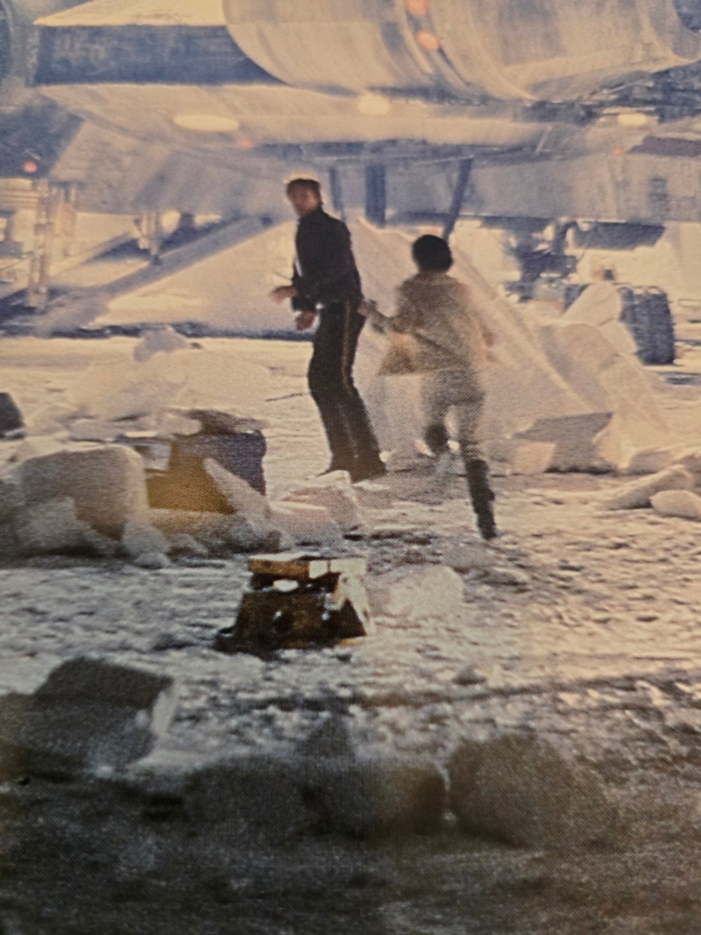 Star Wars Empire Strikes Back 1980 Original Photo Prints Lot of 2 – Luke on Tauntaun & C - 3PO Hoth – Vintage Lucasfilm - Bayshore Treasures
