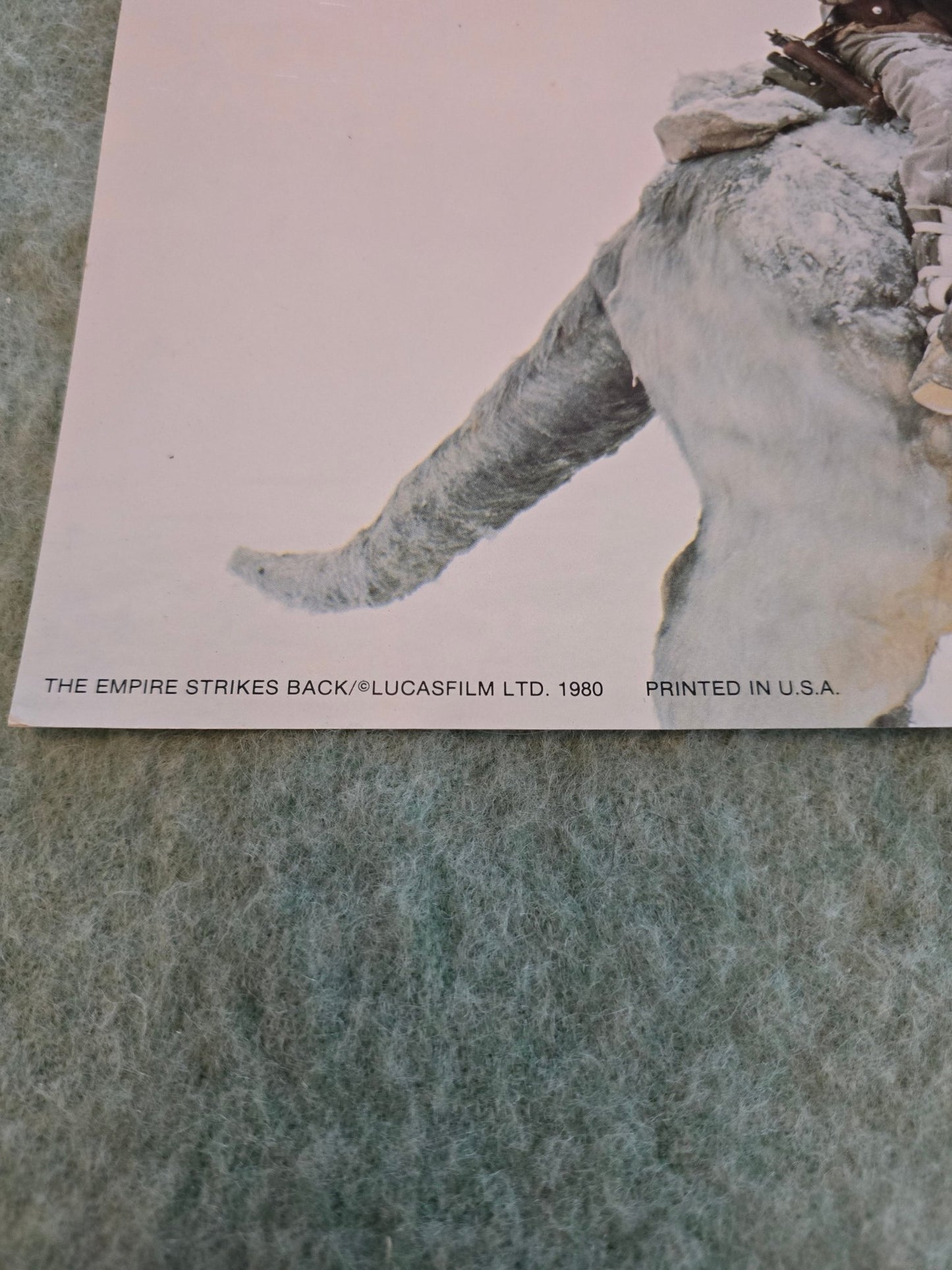 Star Wars Empire Strikes Back 1980 Original Photo Prints Lot of 2 – Luke on Tauntaun & C - 3PO Hoth – Vintage Lucasfilm - Bayshore Treasures