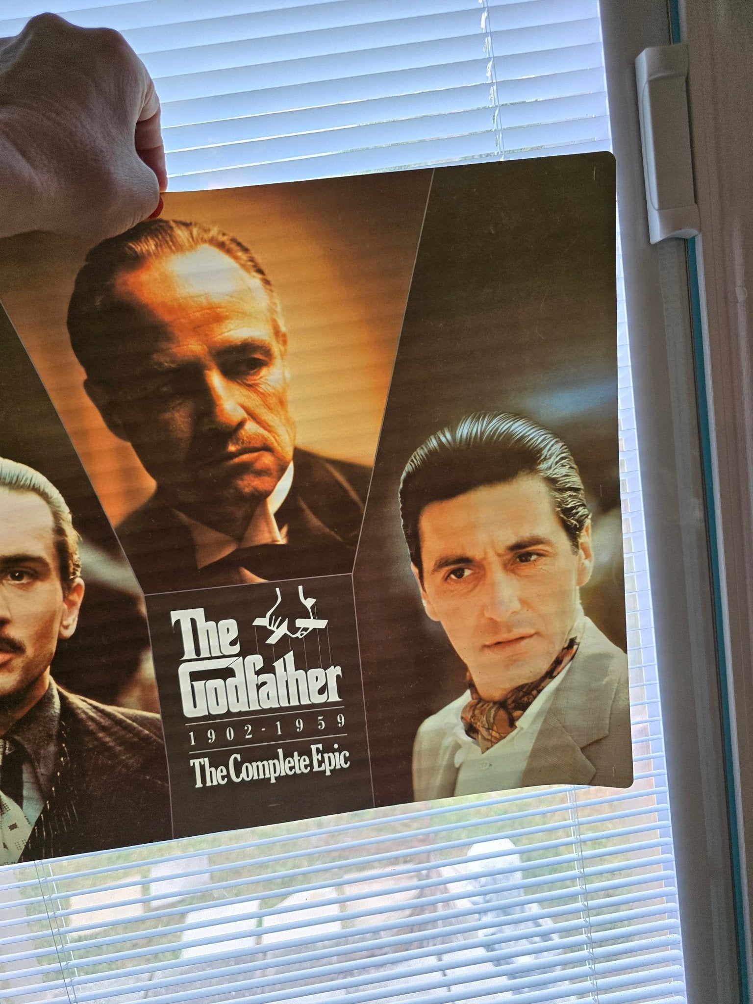 The Godfather Complete Epic double sided Backlit Video Store Lightbox Display 14x16 - Bayshore Treasures