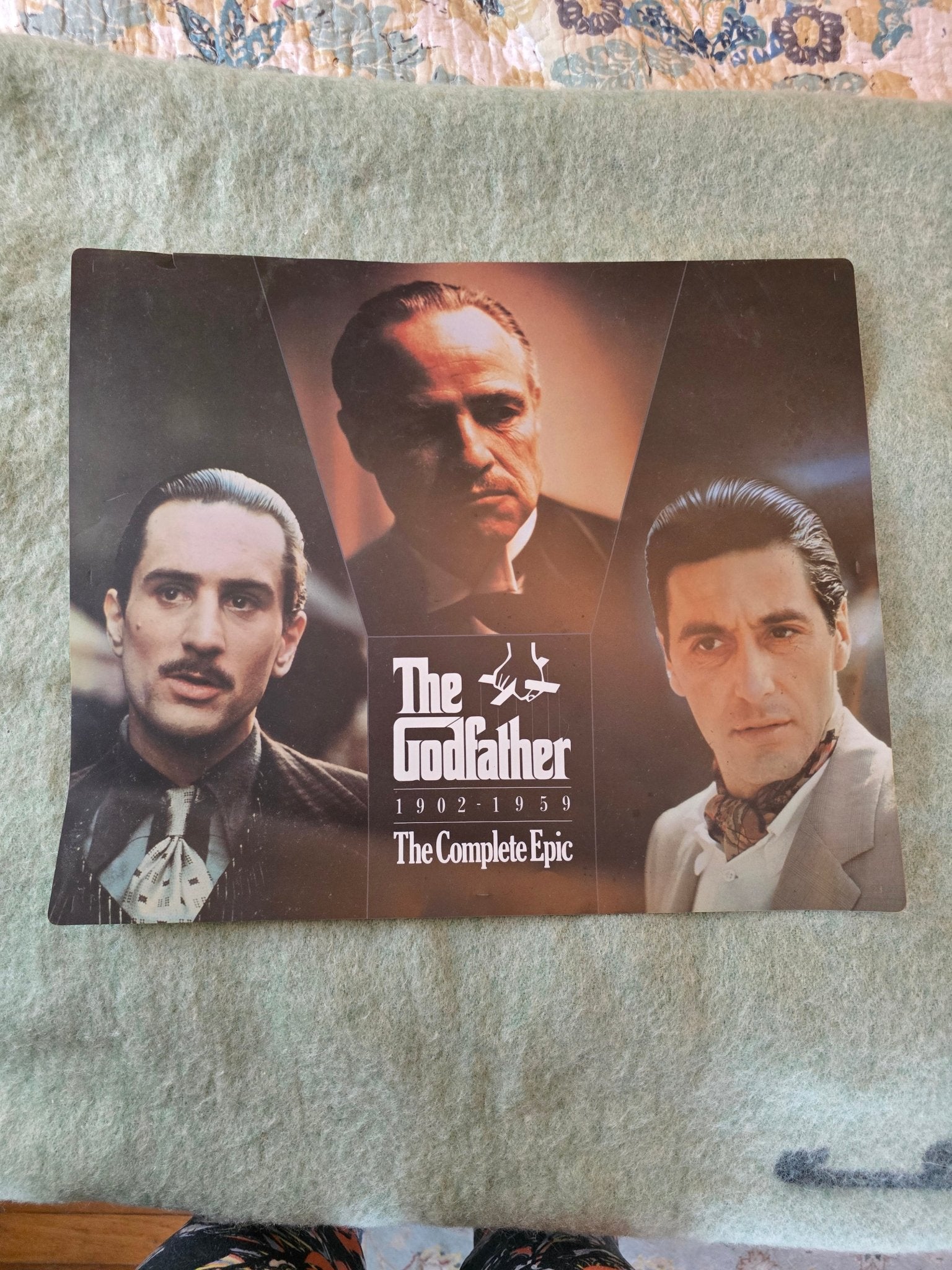 The Godfather Complete Epic double sided Backlit Video Store Lightbox Display 14x16 - Bayshore Treasures