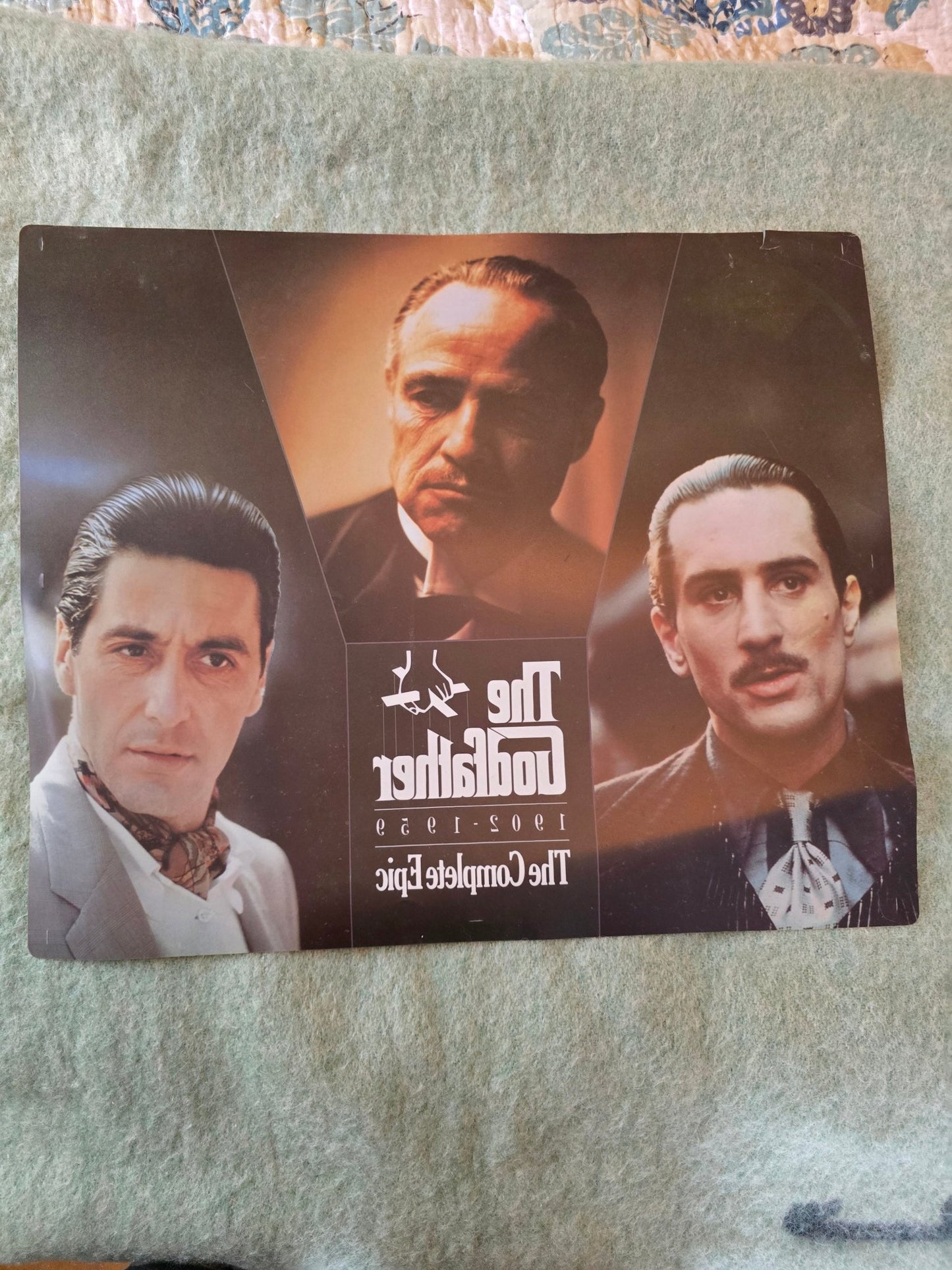 The Godfather Complete Epic double sided Backlit Video Store Lightbox Display 14x16 - Bayshore Treasures