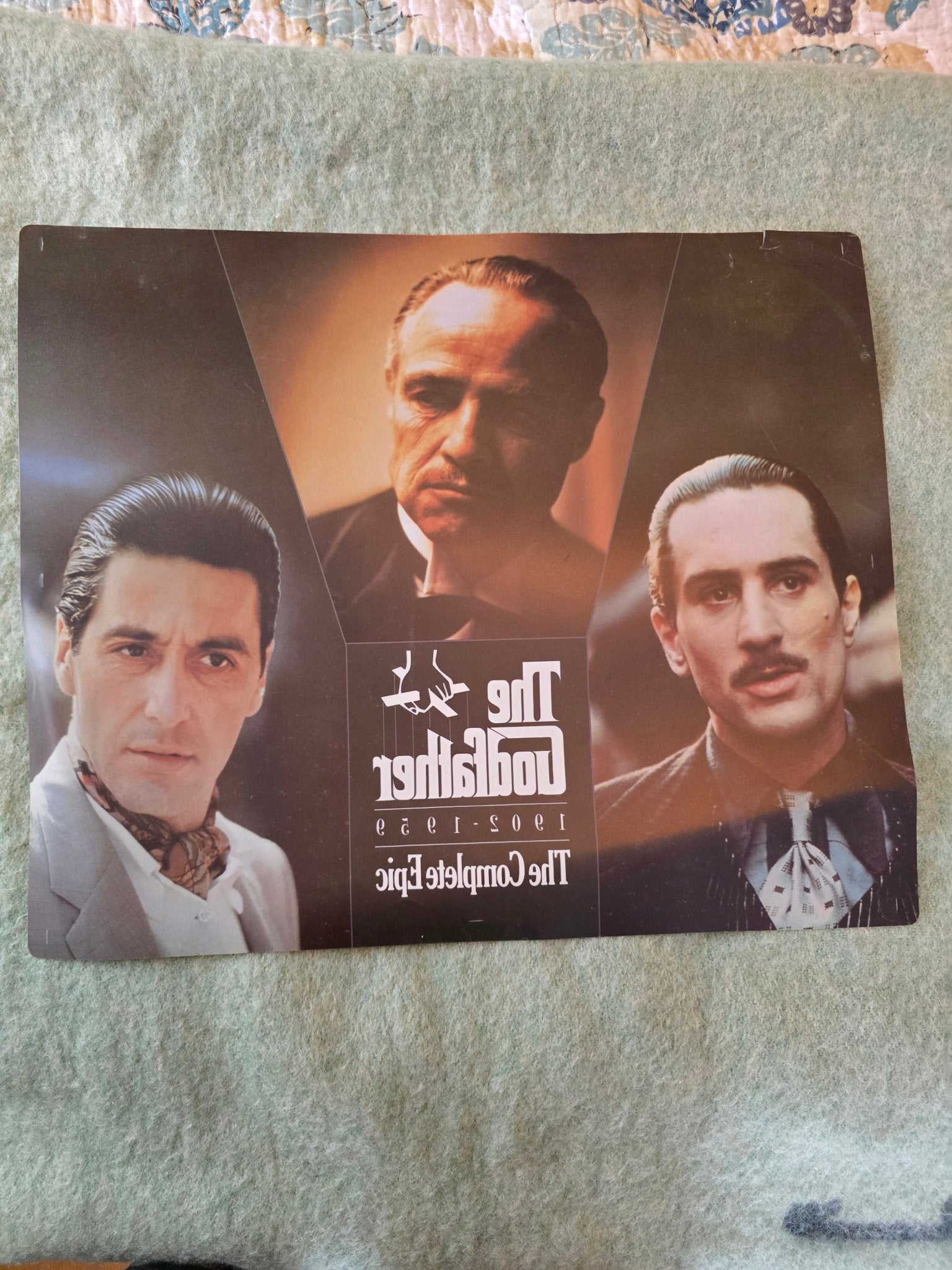 The Godfather Complete Epic double sided Backlit Video Store Lightbox Display 14x16 - Bayshore Treasures