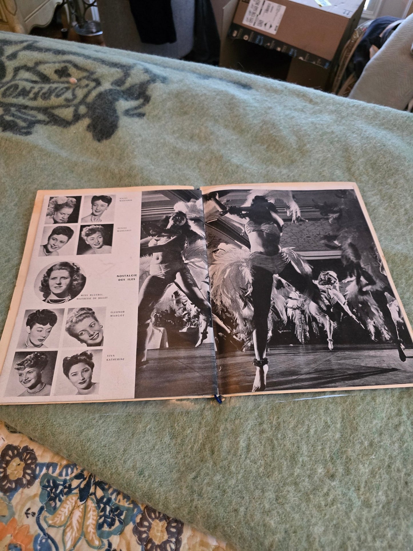 Vintage 1950s Lido de Paris Souvenir Program – Mid - Century French Cabaret – Original Show Book - Bayshore Treasures