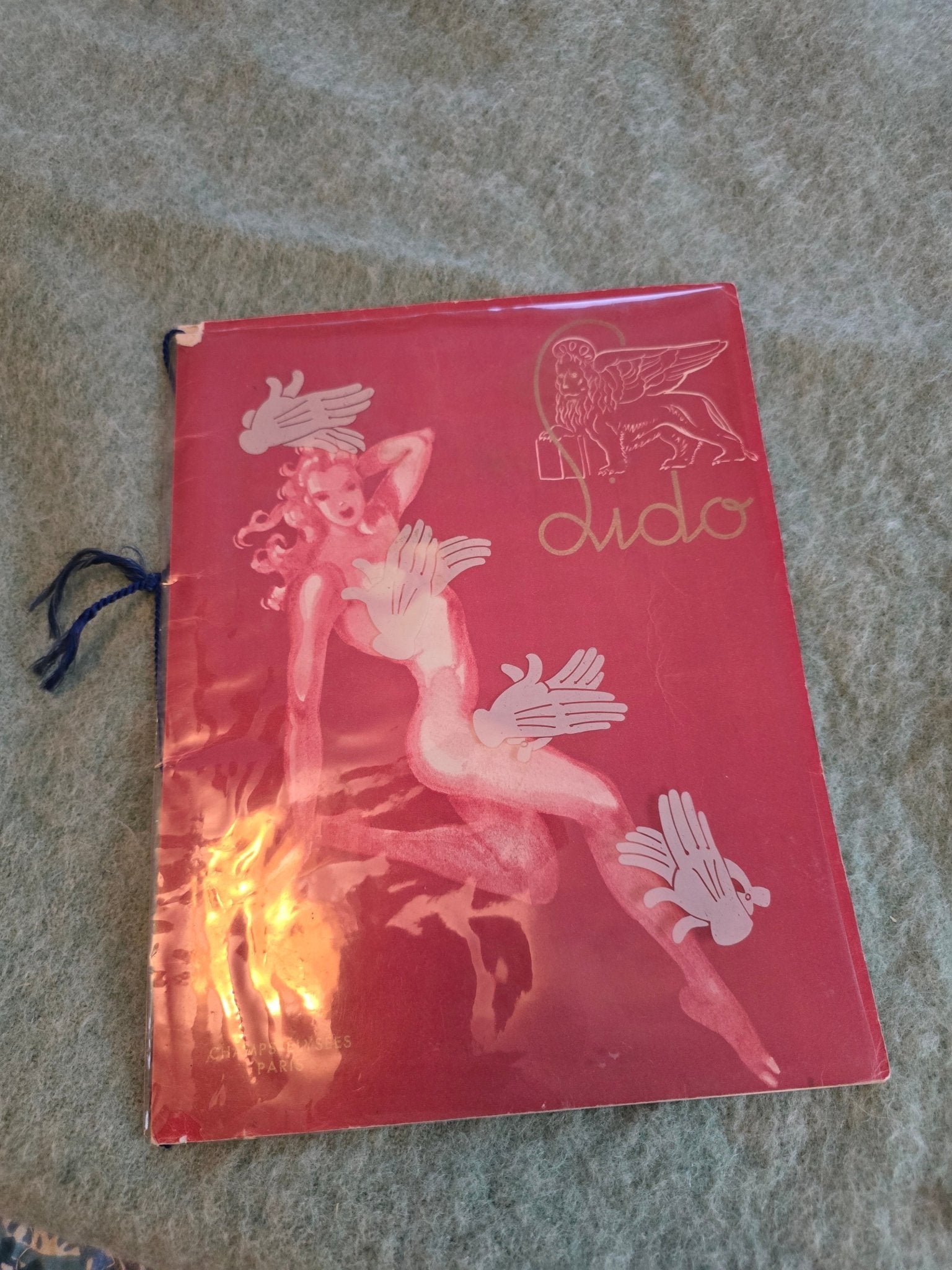 Vintage 1950s Lido de Paris Souvenir Program – Mid - Century French Cabaret – Original Show Book - Bayshore Treasures